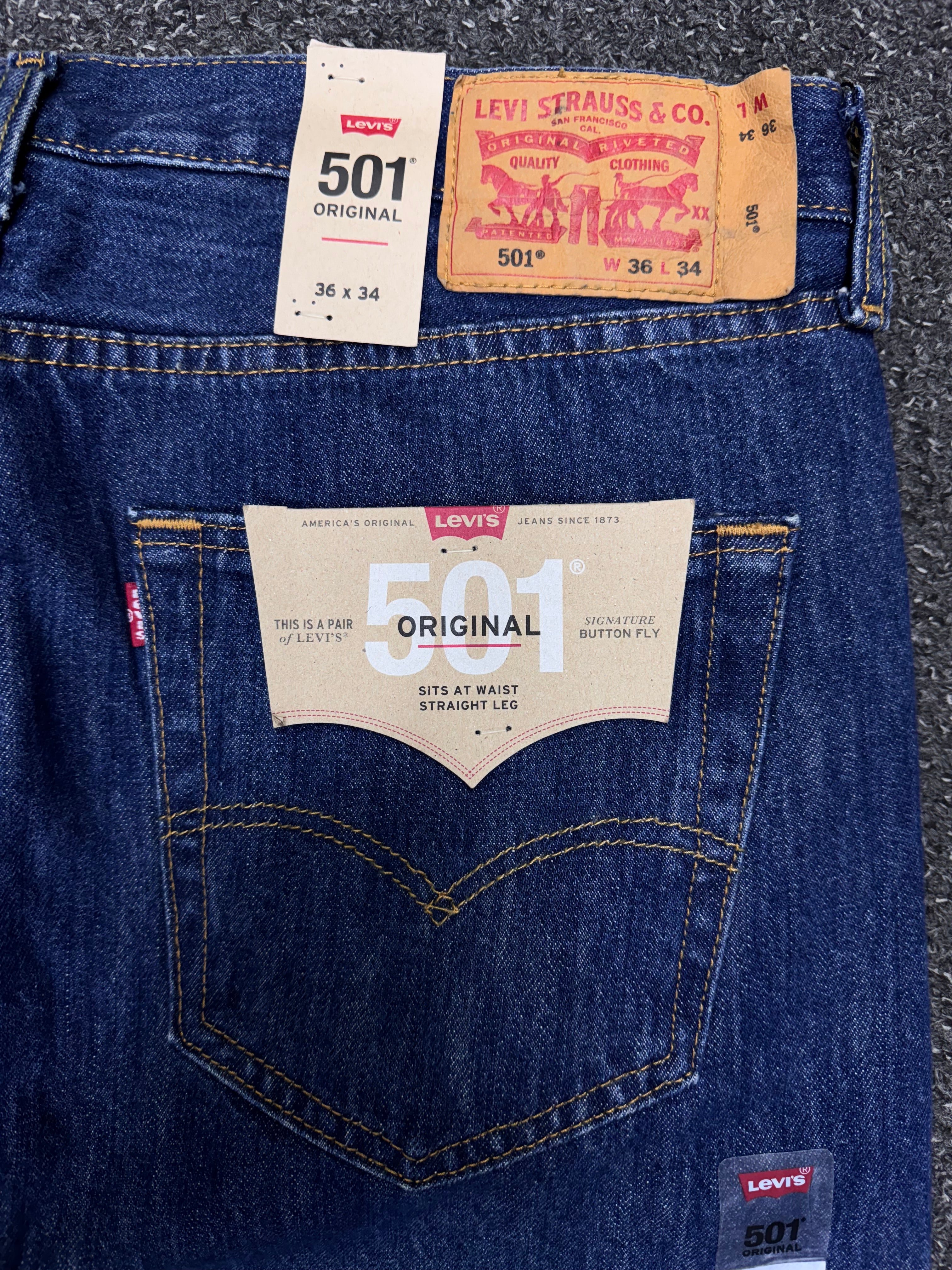 LEVI'S 501 w36l34