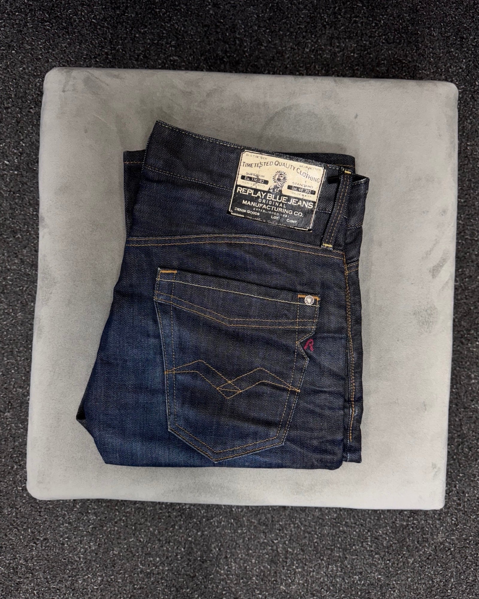 REPLAY BLUE JEANS Bootcut Straight w30l36
