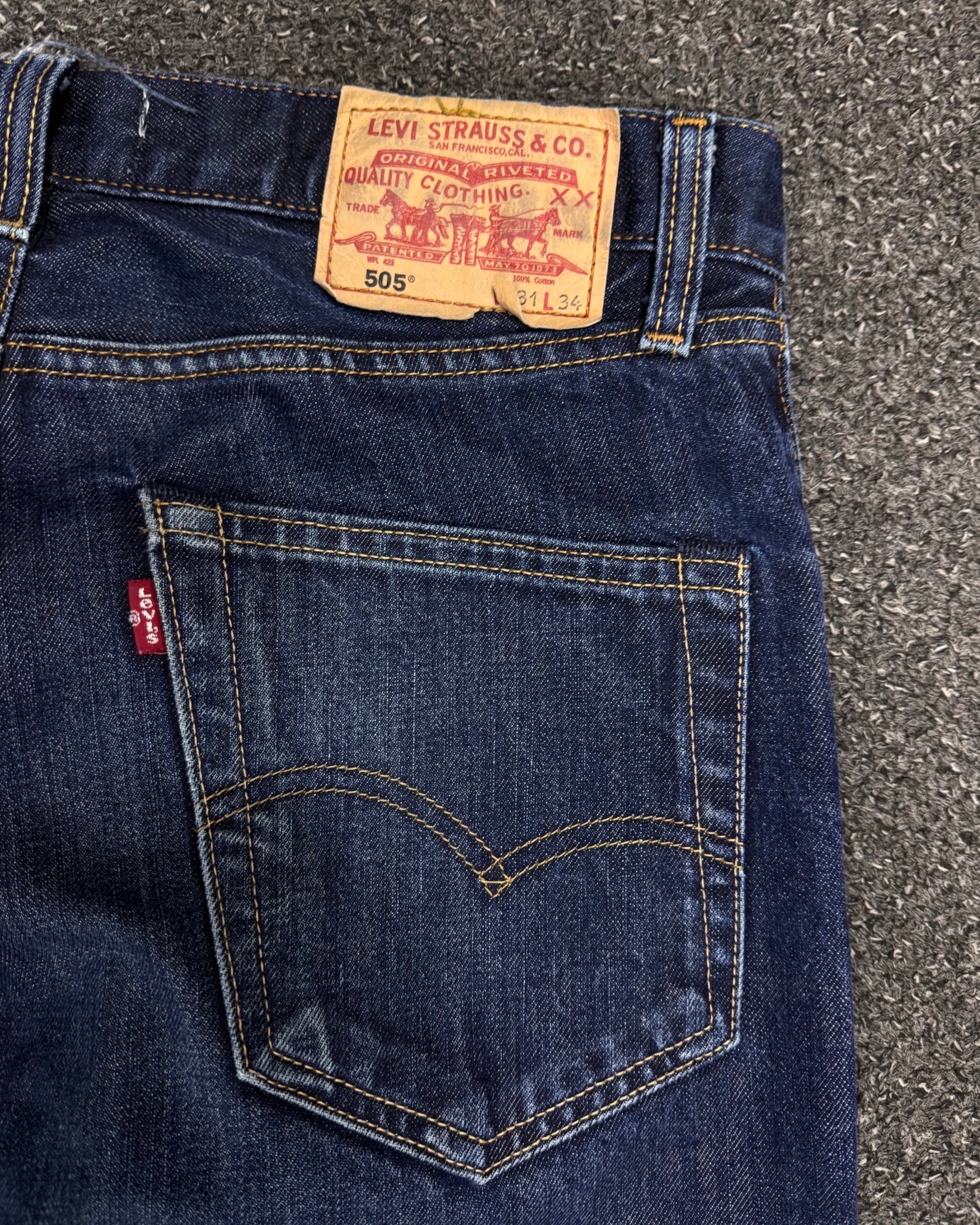LEVI'S 505 w31l34