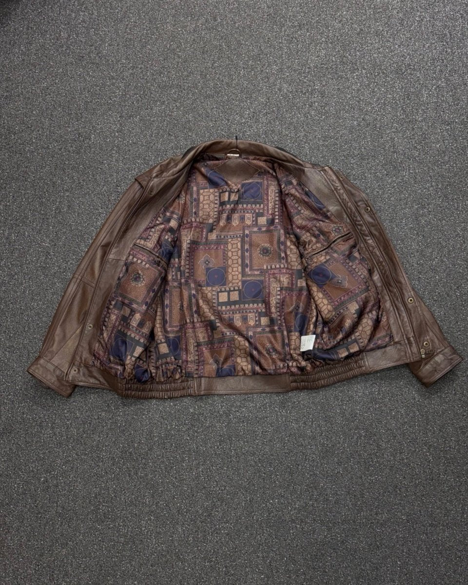 genuine cowhide leather BOMBER XL