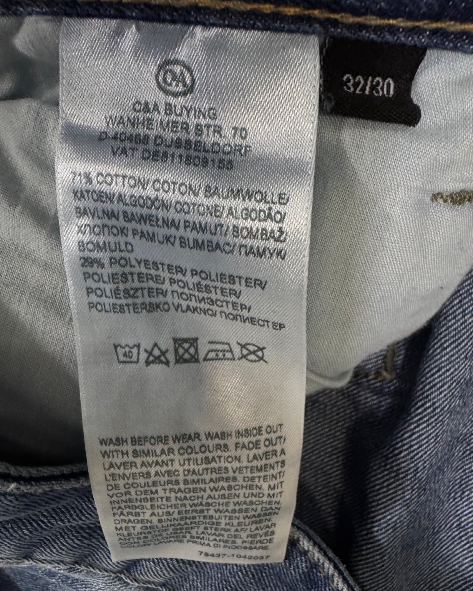 C&A Straight w32l30