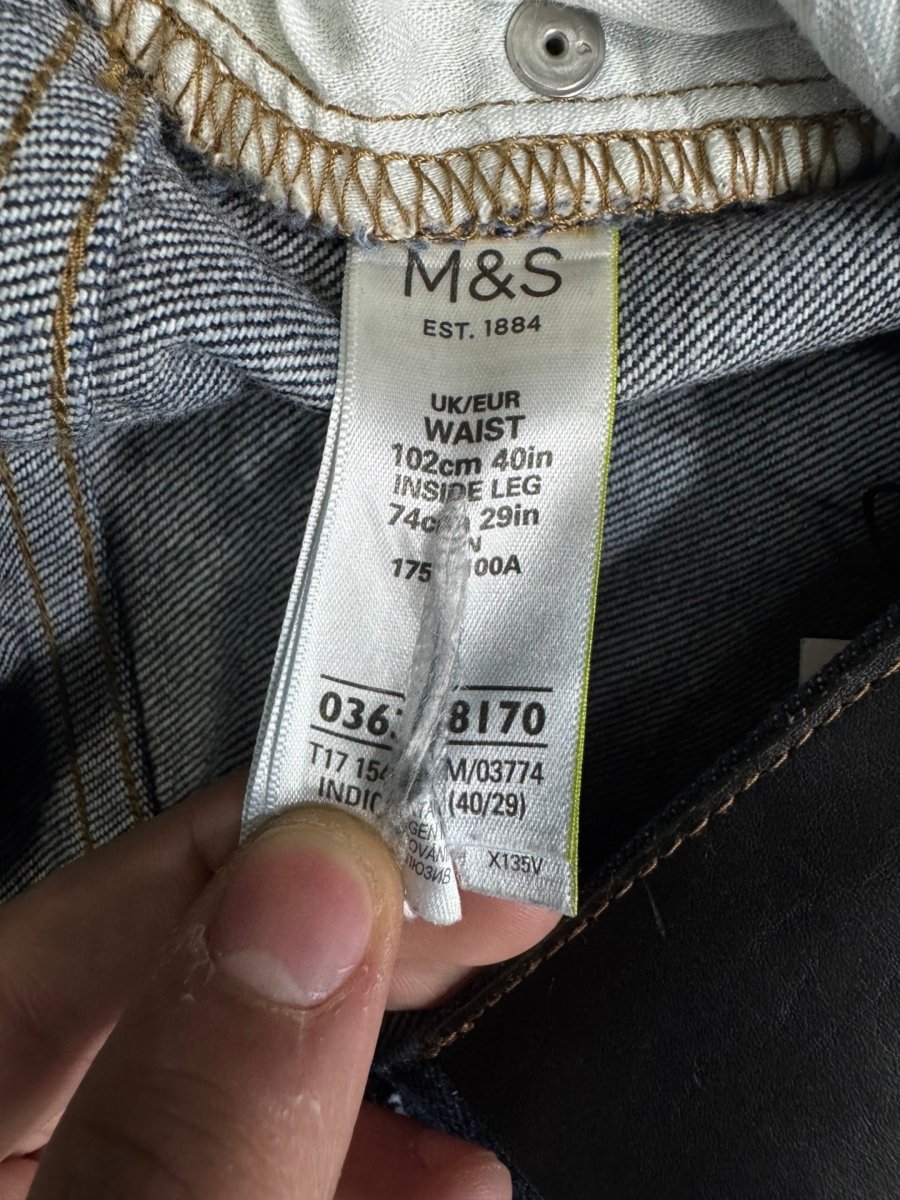 m&s Straight w40l29