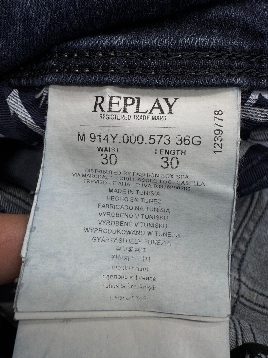 REPLAY BLUE JEANS Skinny w30l30