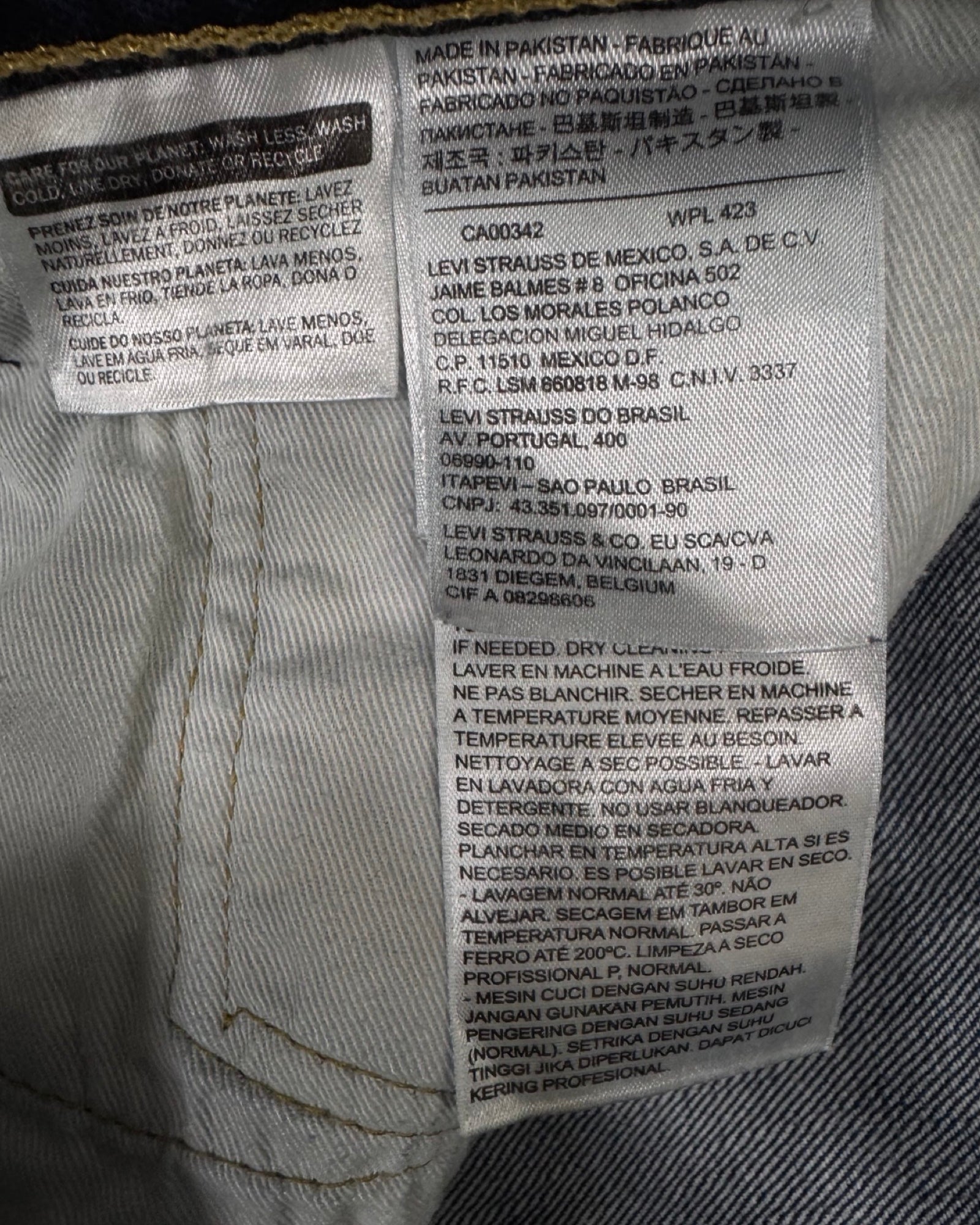 LEVI'S 501 STRAIGHT W40L34