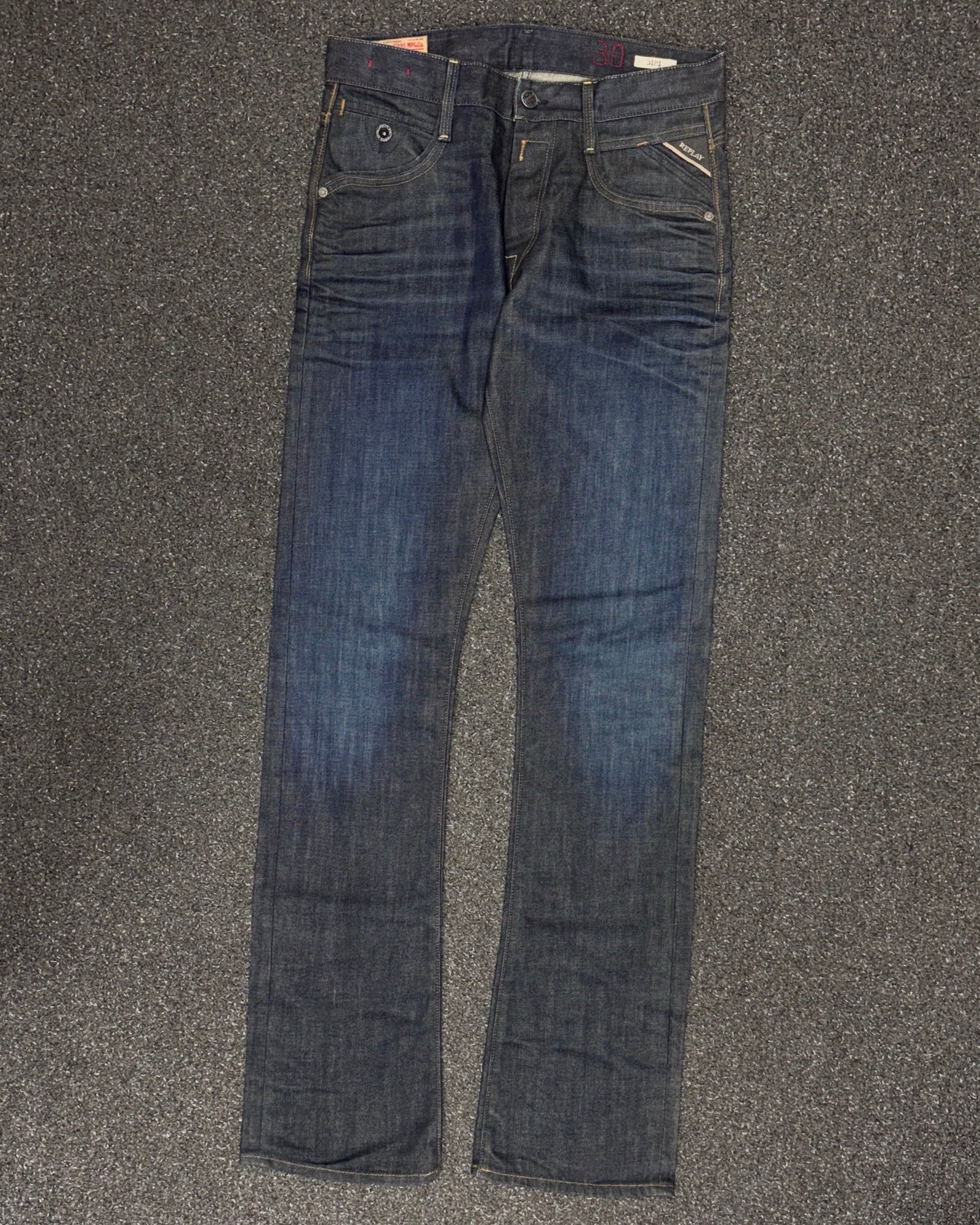 REPLAY BLUE JEANS Bootcut Straight w30l36