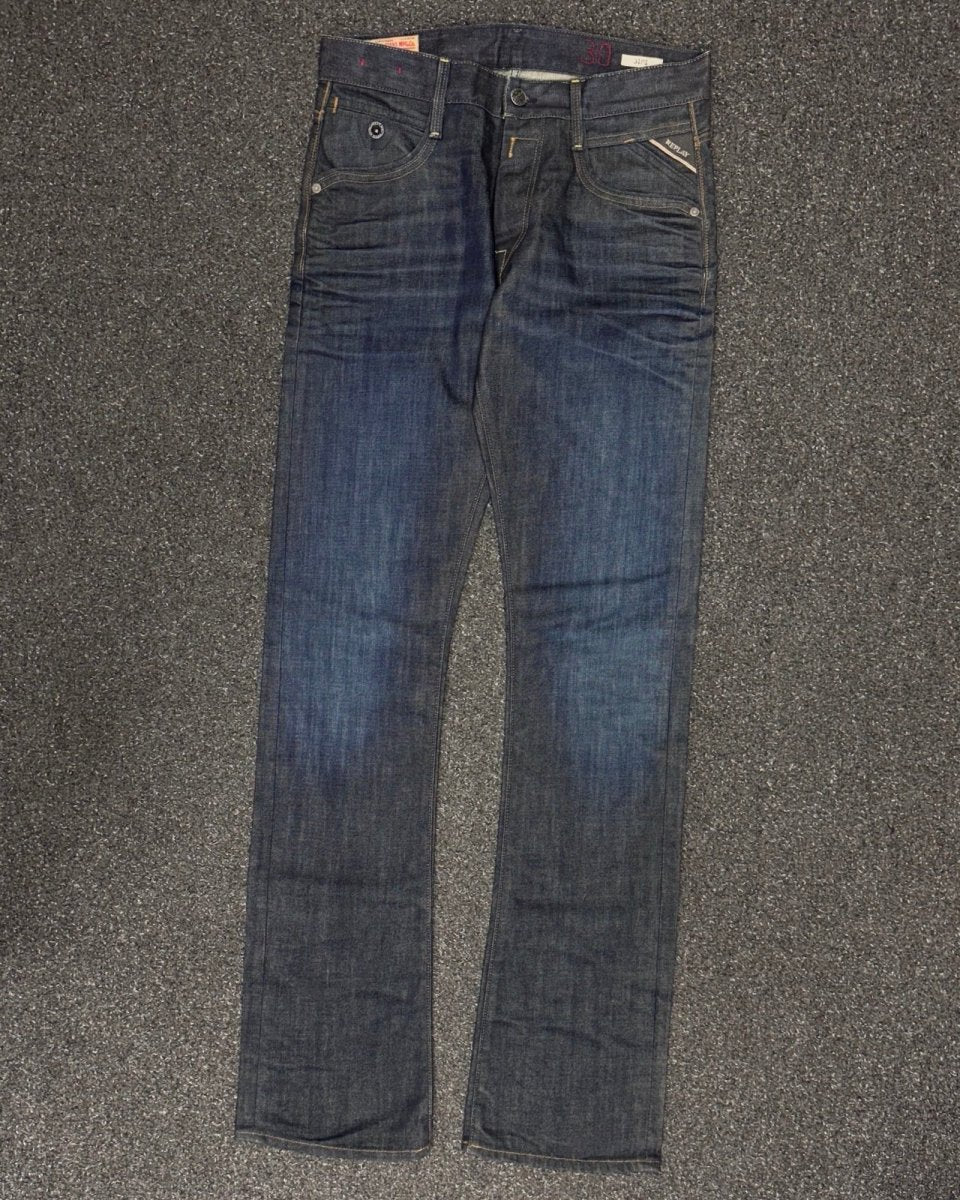 REPLAY BLUE JEANS Bootcut Straight w30l36