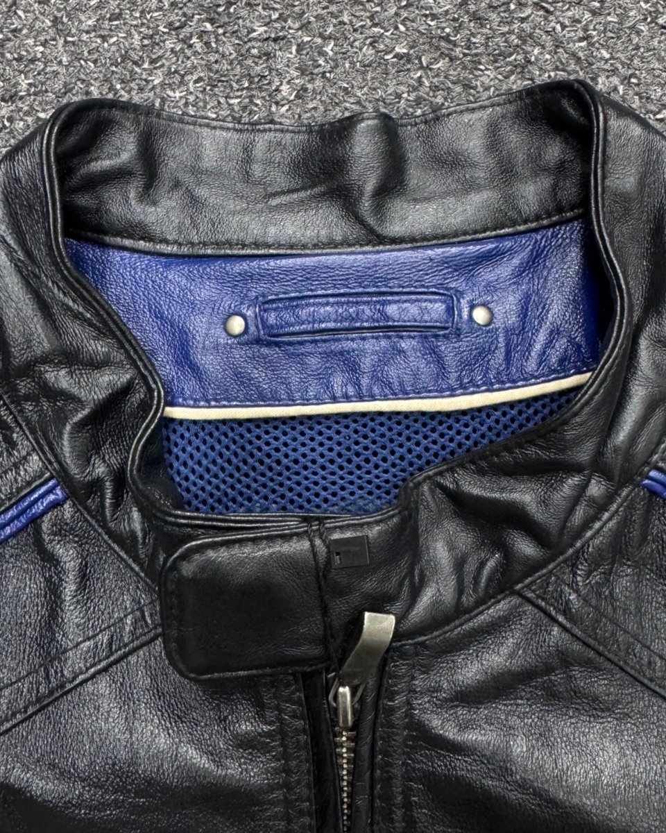 wilson genuine cowhide leather biker xl