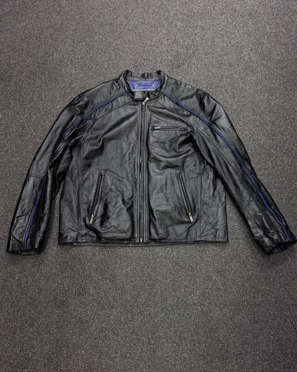wilson genuine cowhide leather biker xl