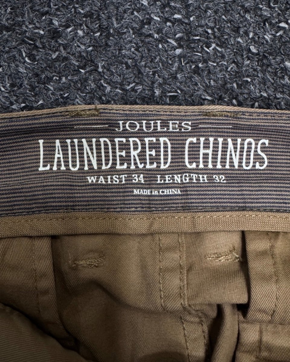 laundered chinos regular w34l32