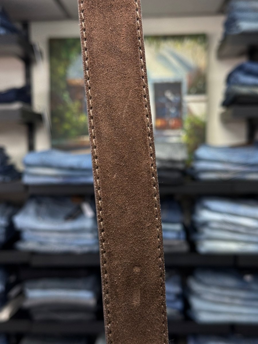 genuine italian suede belt flair by passo