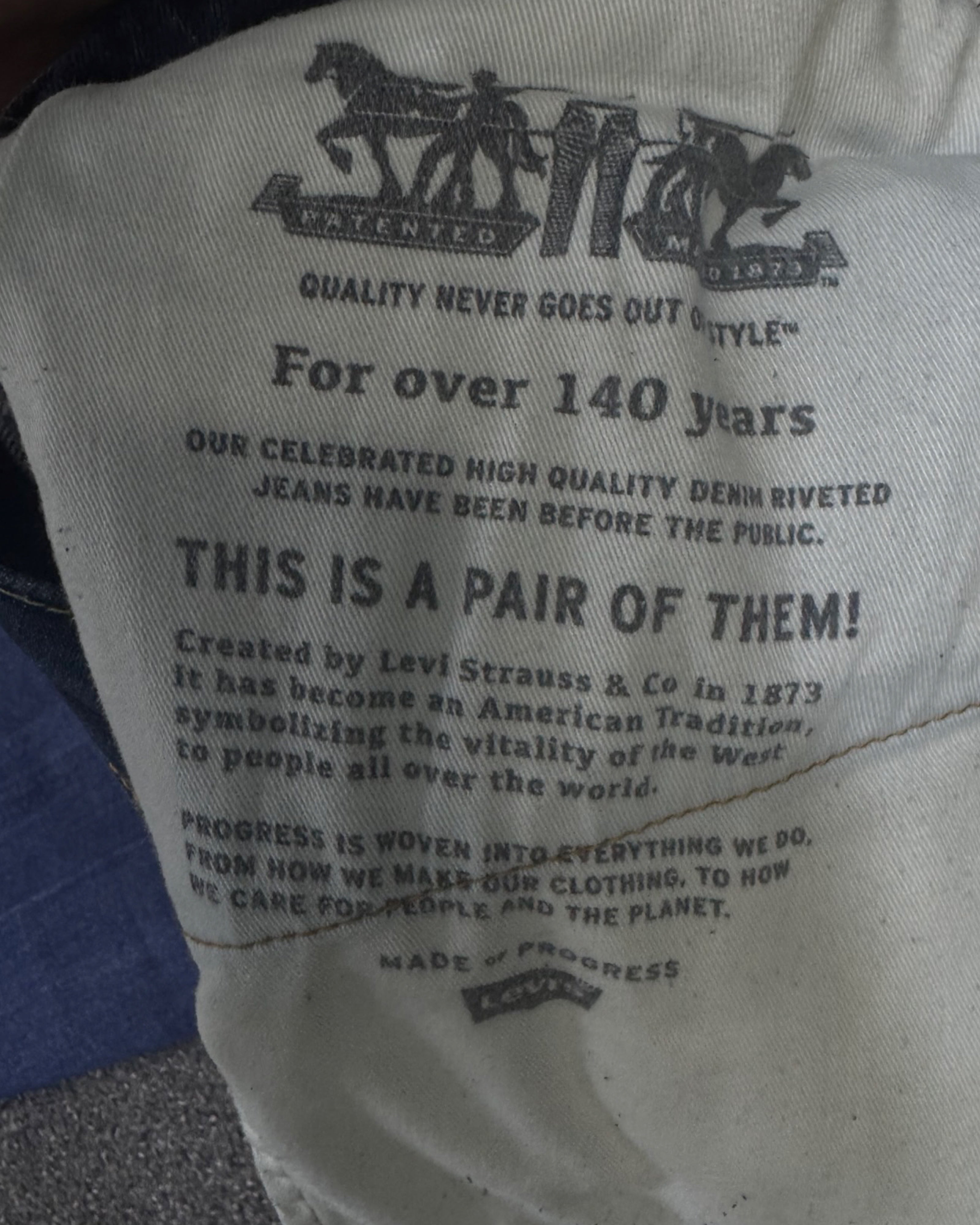 LEVI'S 511 W34L30