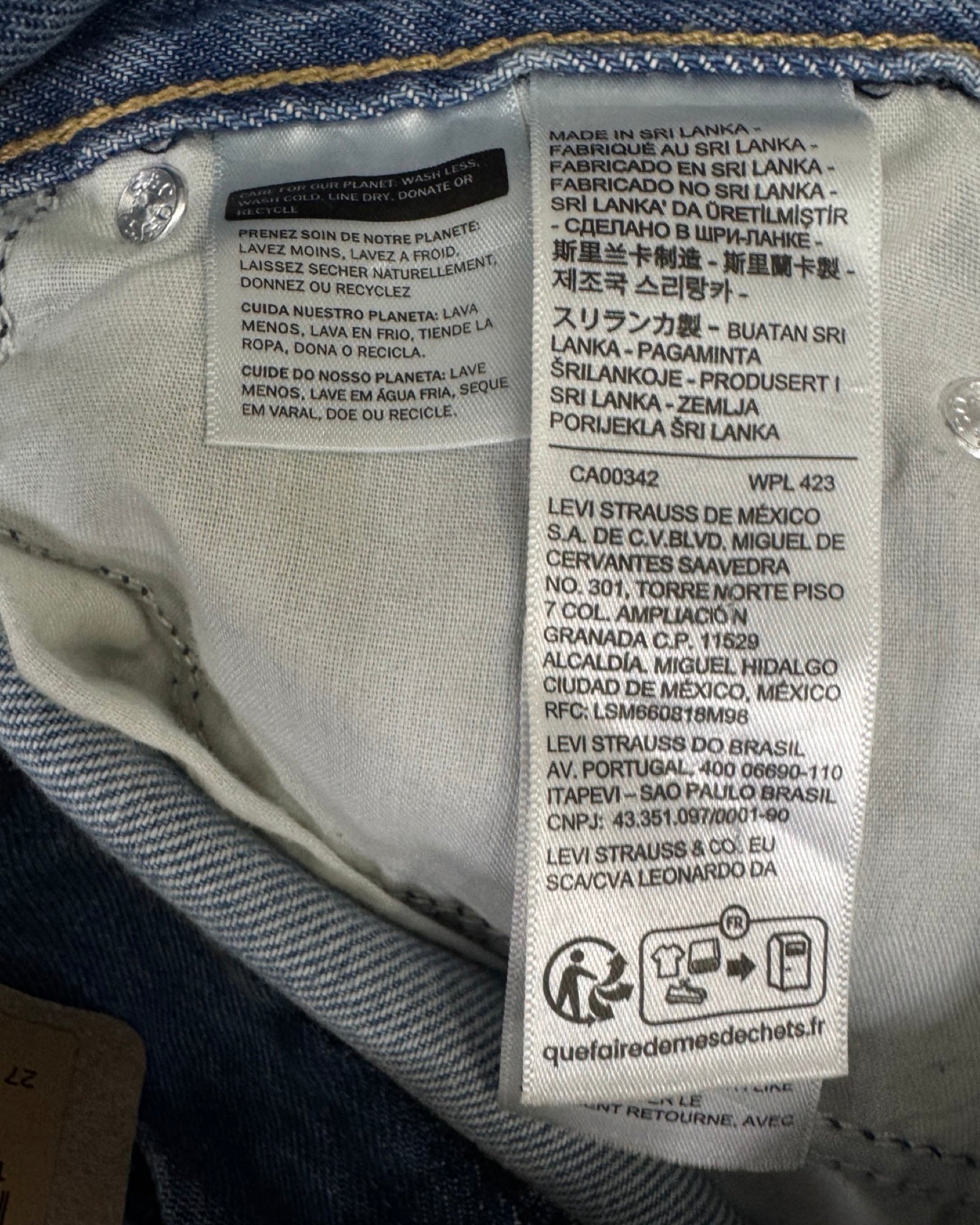 LEVIS BAGGY BOOTCUT W27L31