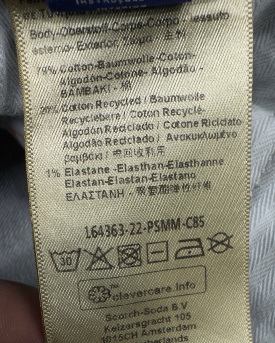 SCOTCH&SODA SLIM W33L32