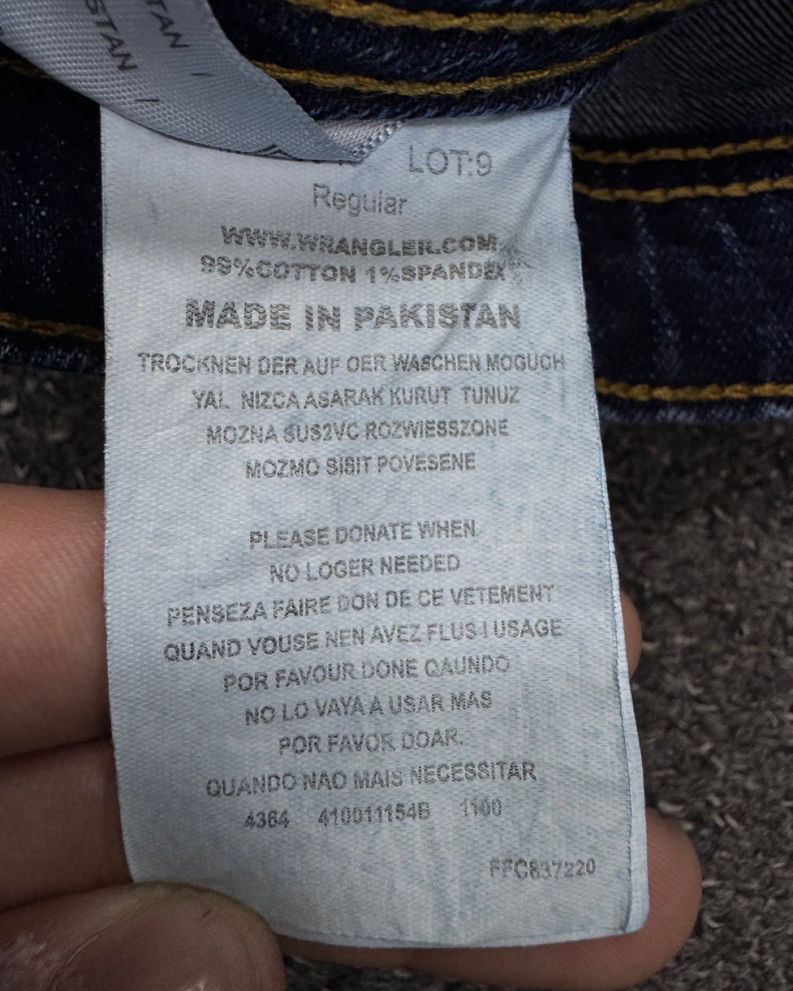 wrangler Regular w32l32