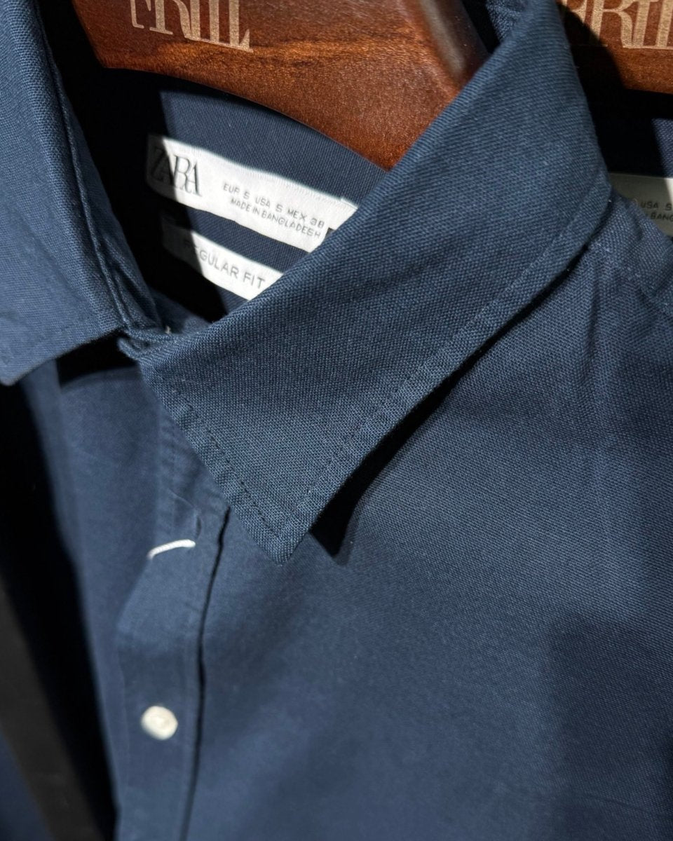 zara slim fit oxford