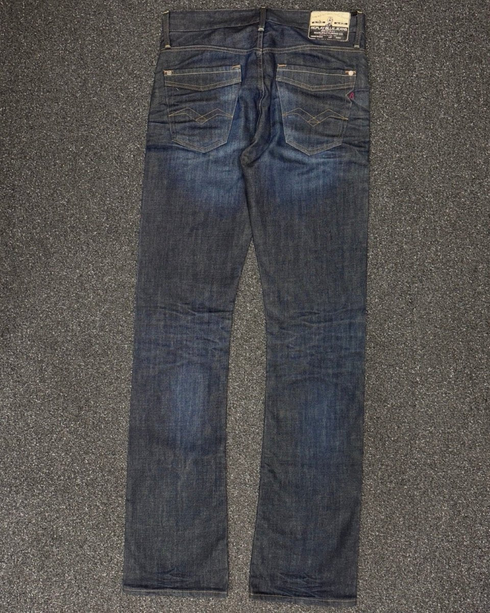 REPLAY BLUE JEANS Bootcut Straight w30l36