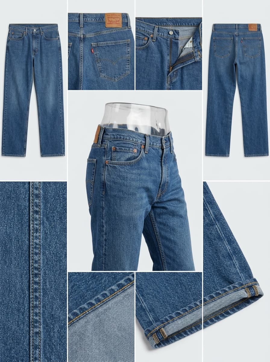 levi's 502 - REGULAR - stretch - zipper - 34X34