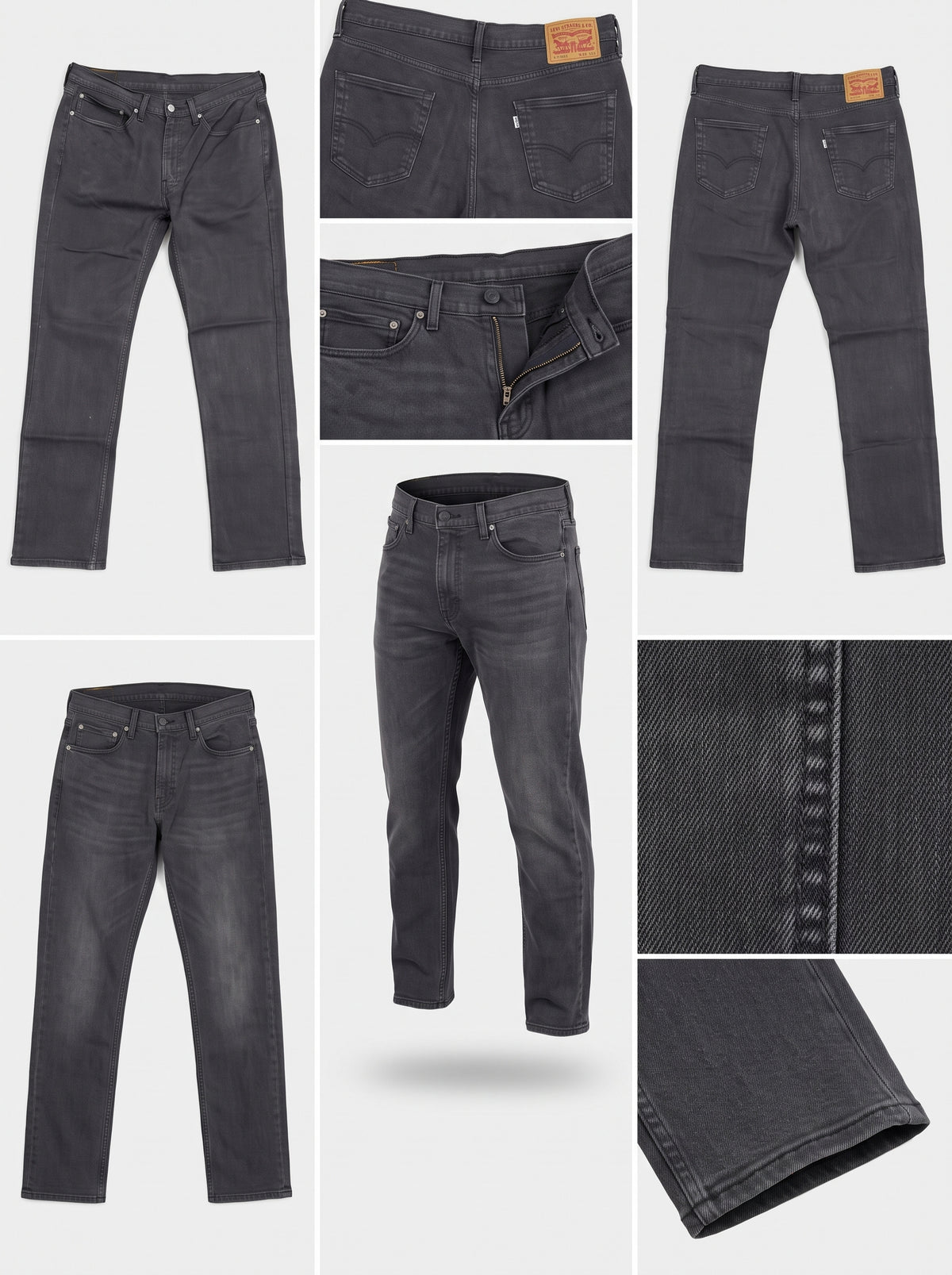 levi's 514 - straight - stretch - zipper - 34x32