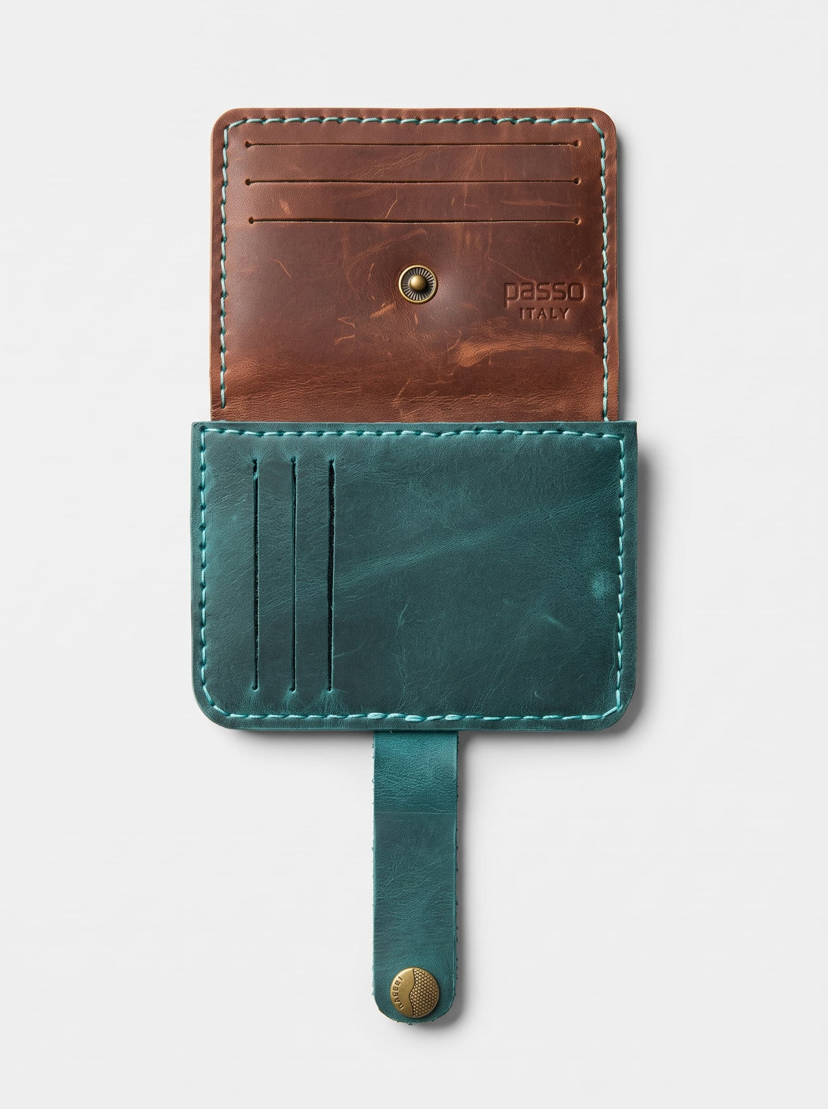 Crazy Horse Leather BUCKLE WALLET