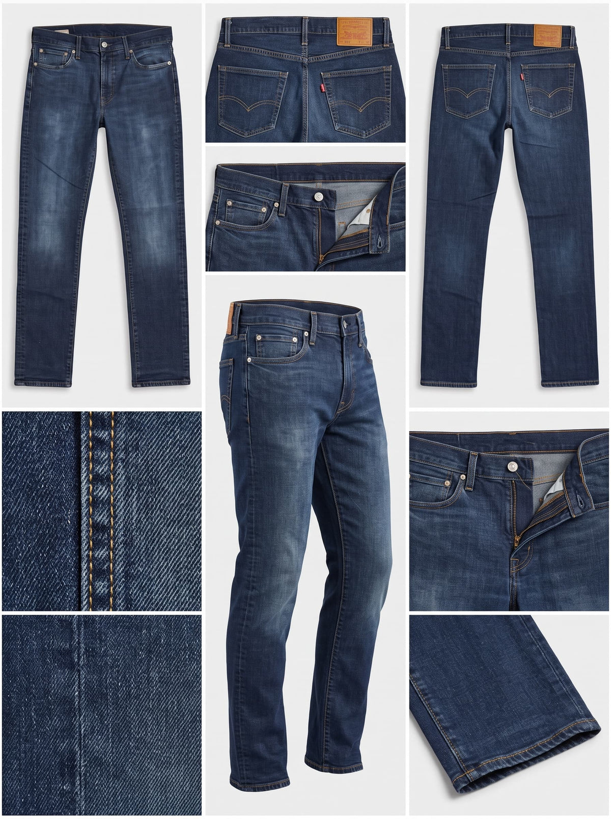 levi's 502 - REGULAR - stretch - zipper - 32X32