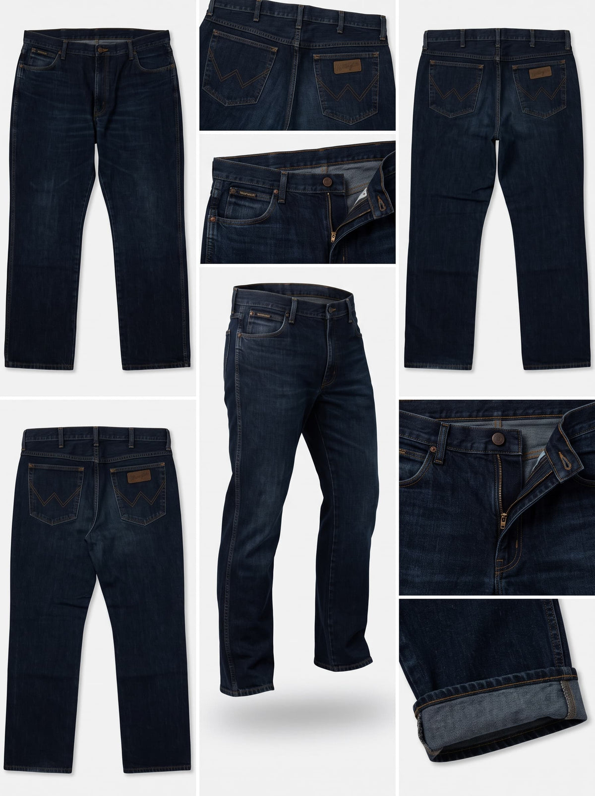 WRANGLER - STRAIGHT - 100%COTTON - 40X30