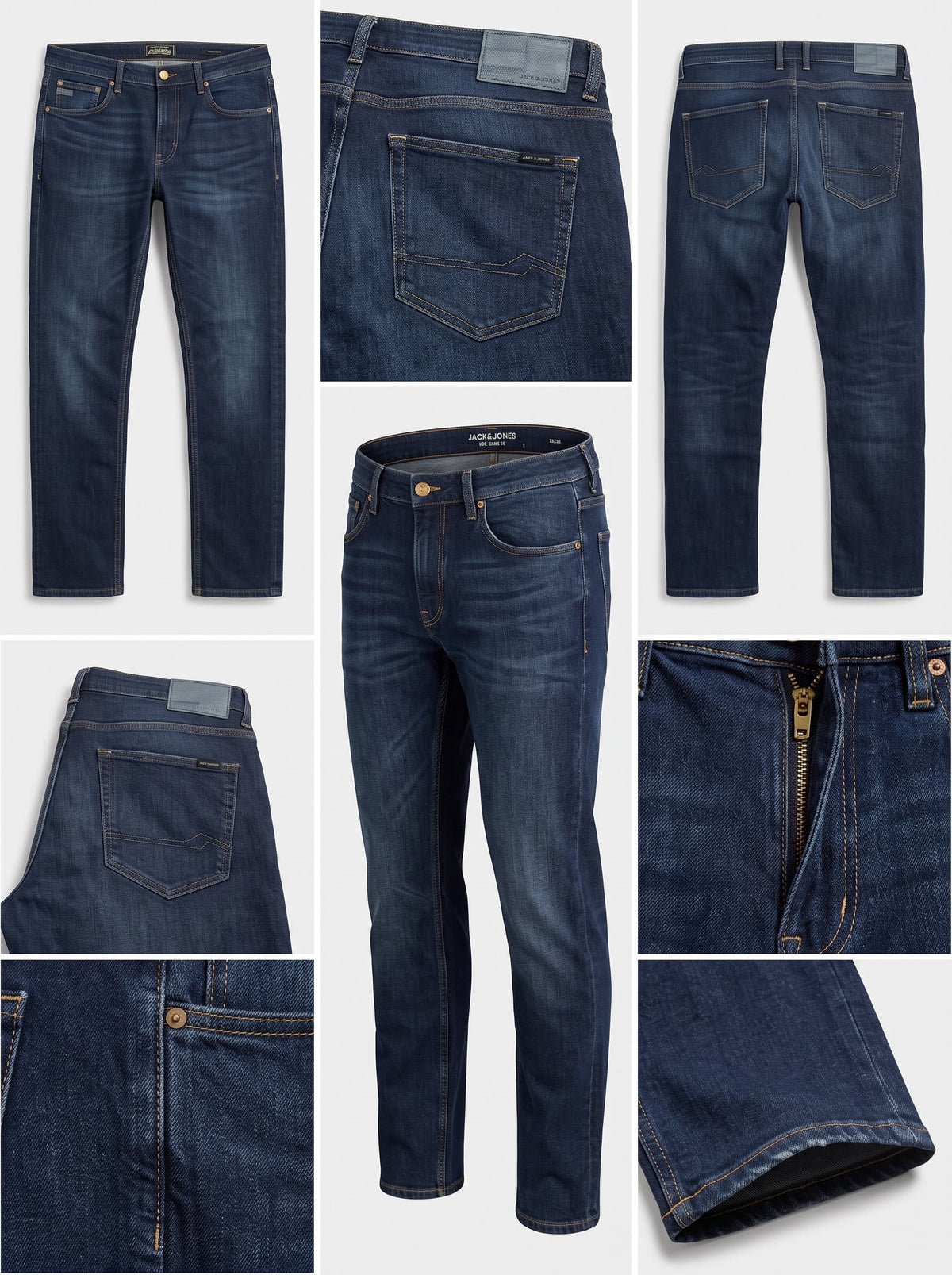 crafted goods - slim - stretch - zipper - 40x32