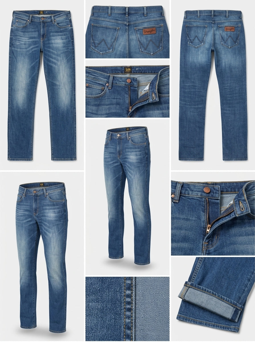 wrangler - slim - stretch - zipper - 32X34