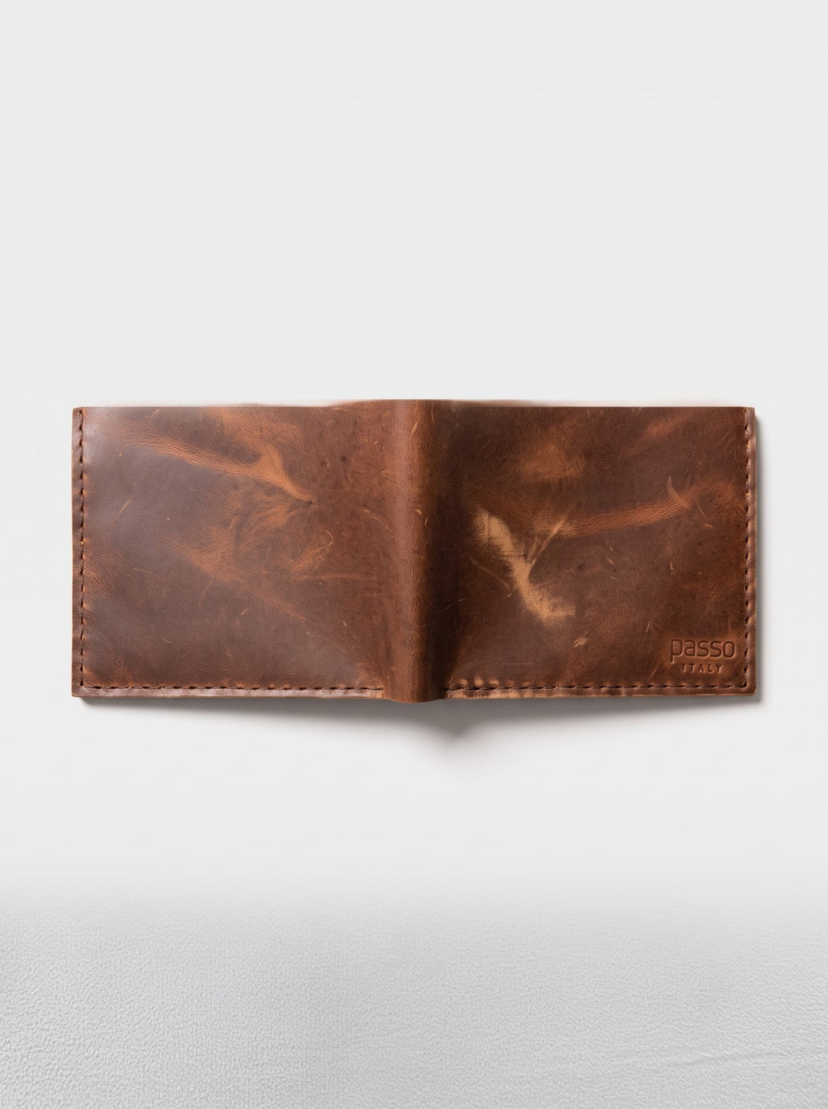 Crazy Horse Leather Bifold Wallet