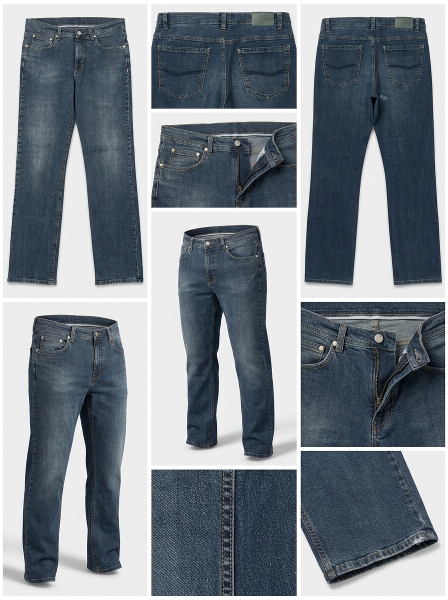 ENGBERS - STRAIGHT - STRETCH - ZIPPER - 34X34