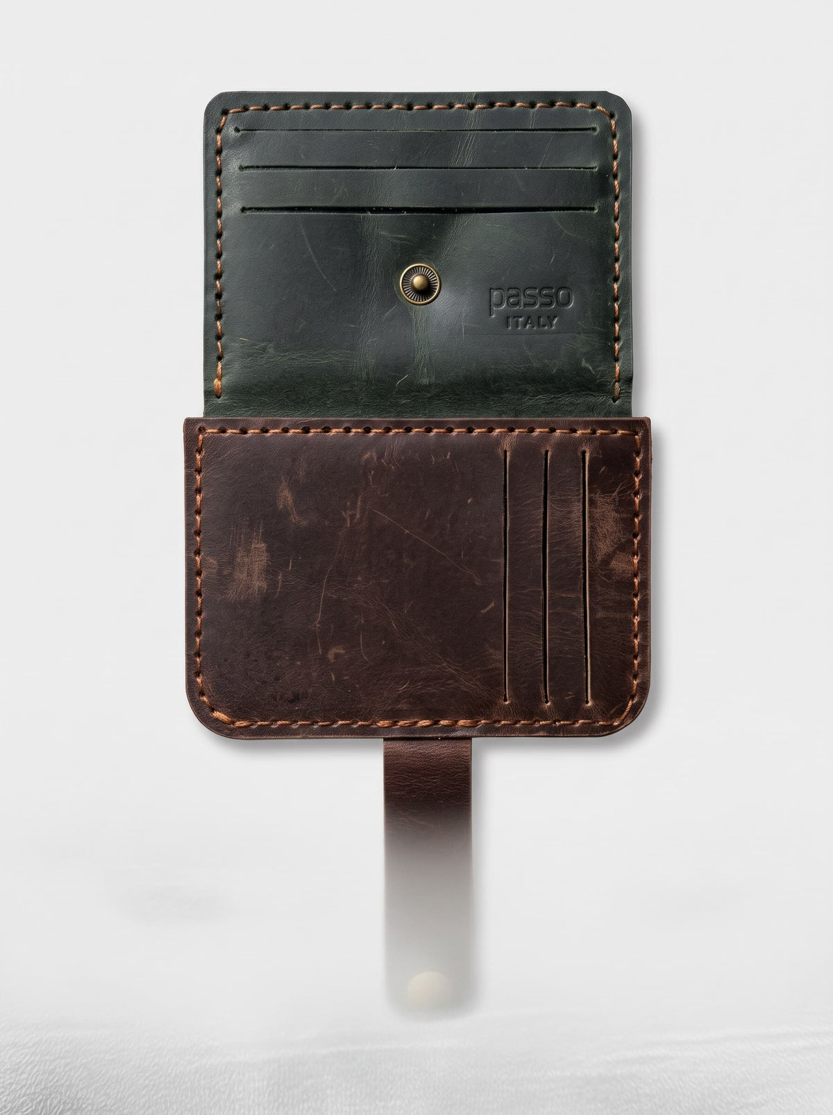 Crazy Horse Leather BUCKLE WALLET