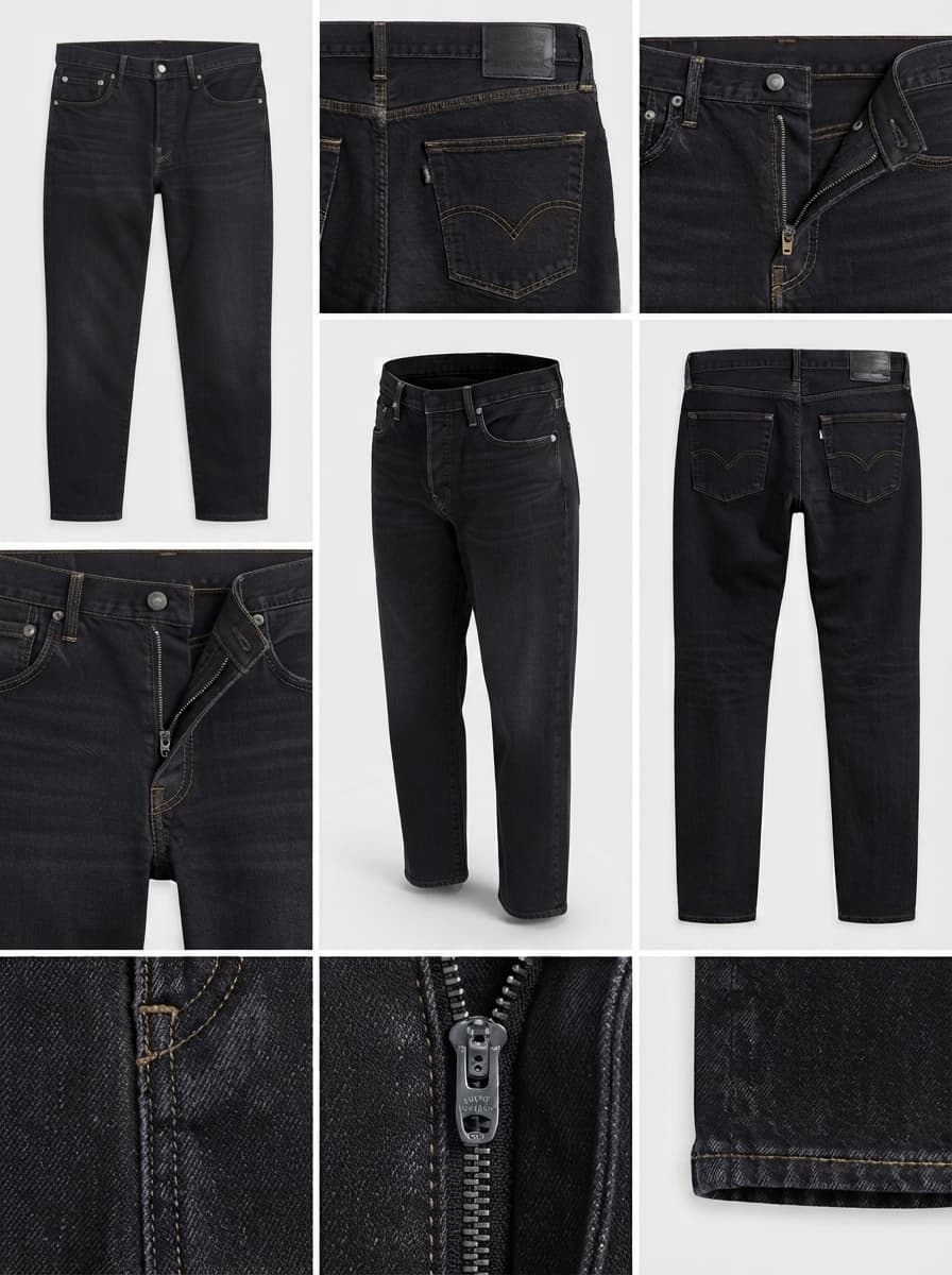 Levis - mom jeans - stretch - zipper - 30x29