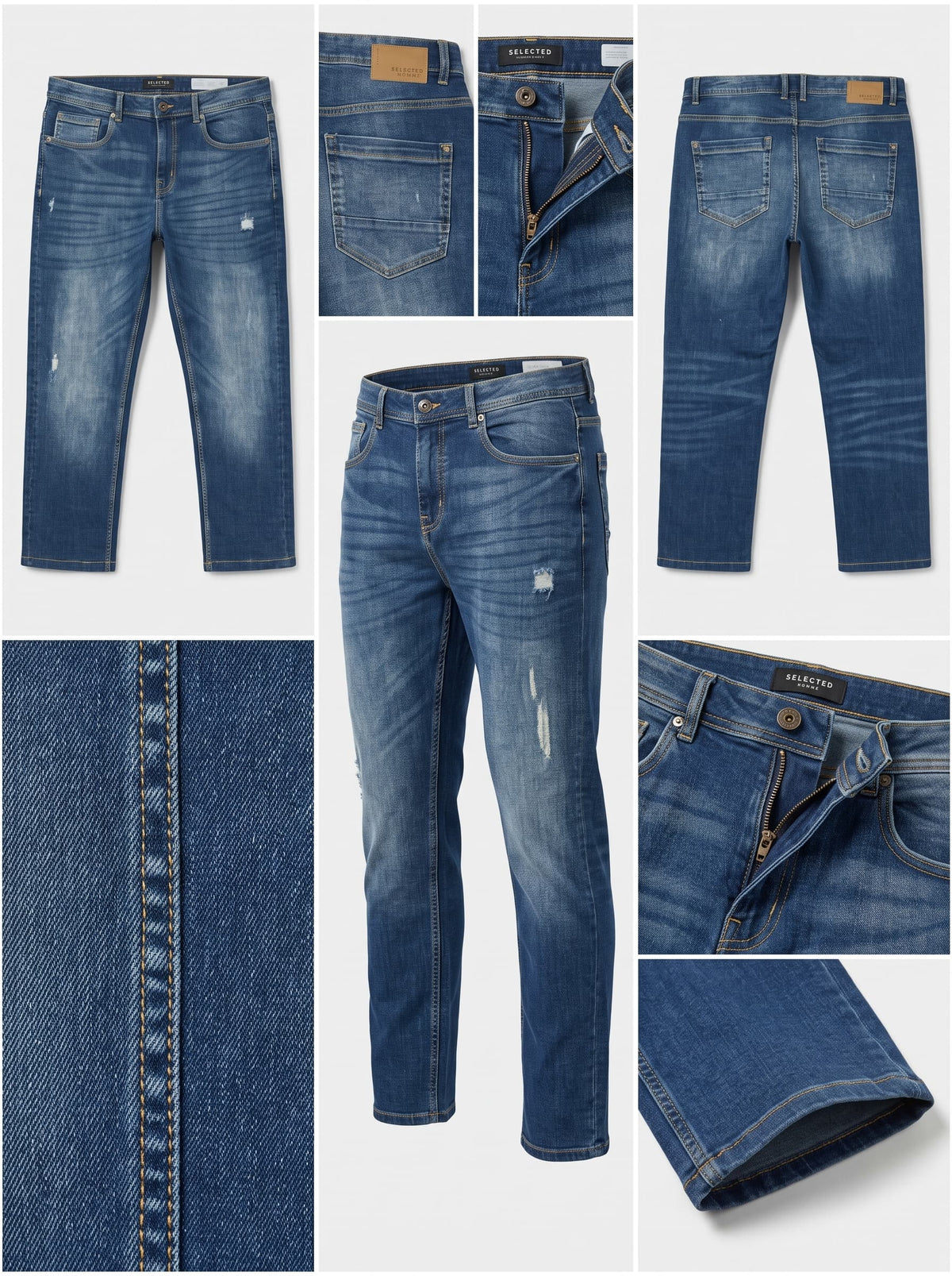 denim department - slim - stretch - zipper - 36x32