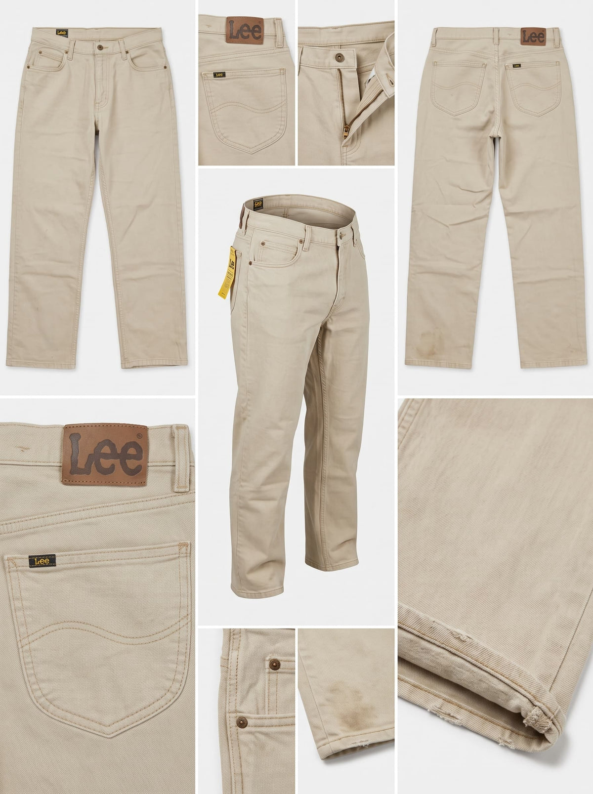lee - STRAIGHT - stretch - ZIPPER - 33X30