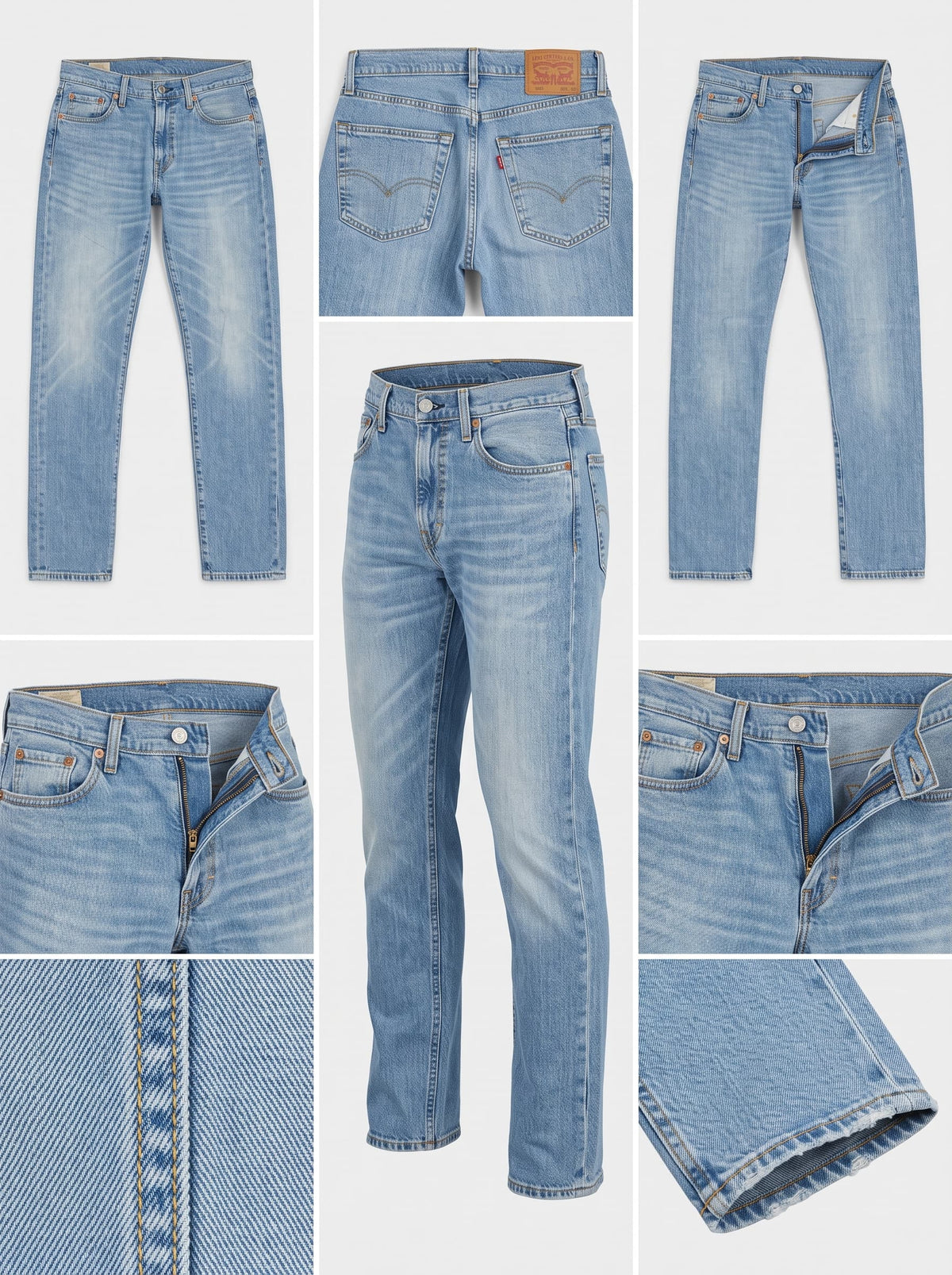 levi's 502 - REGULAR - stretch - zipper - 30x32
