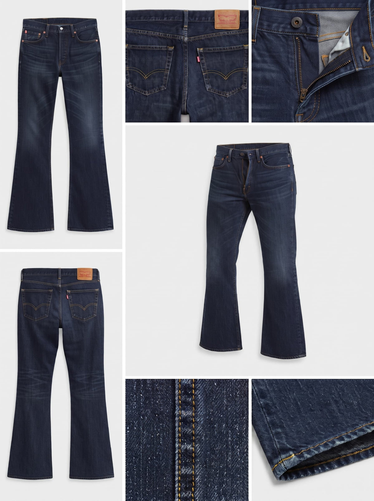 levi's 527 - bootcut - 100%COTTON - Zipper - 32X32