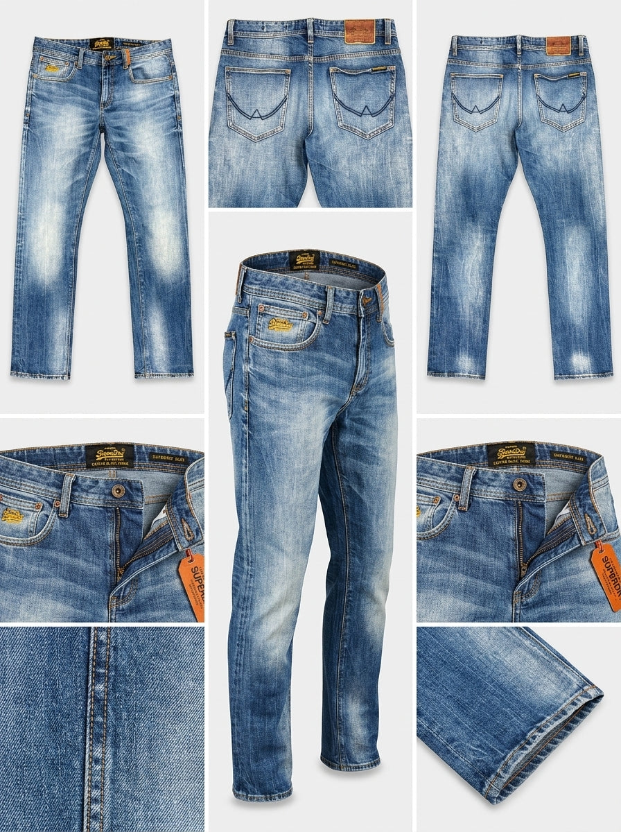 superdry officer - Slim - Stretch - Zipper - 32x32