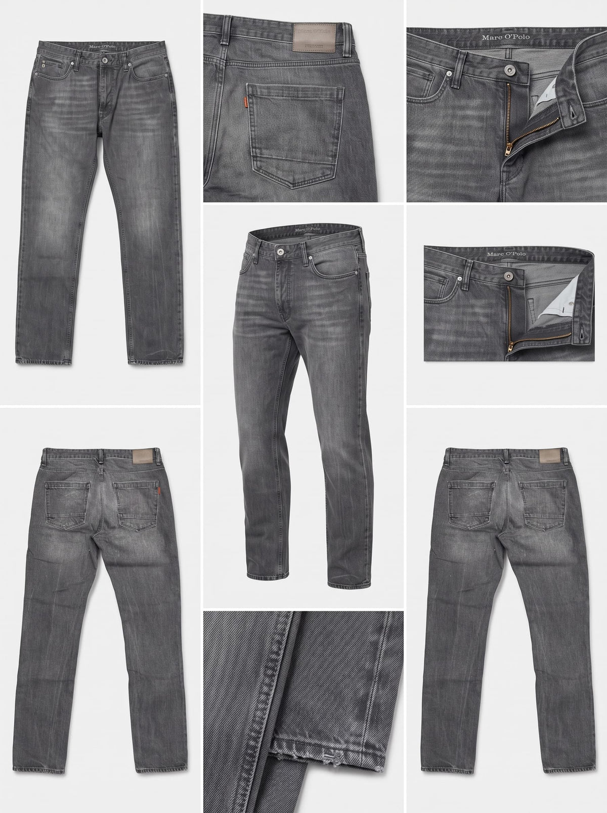 mac o polo - straight - 100%cotton - zipper - 34x32
