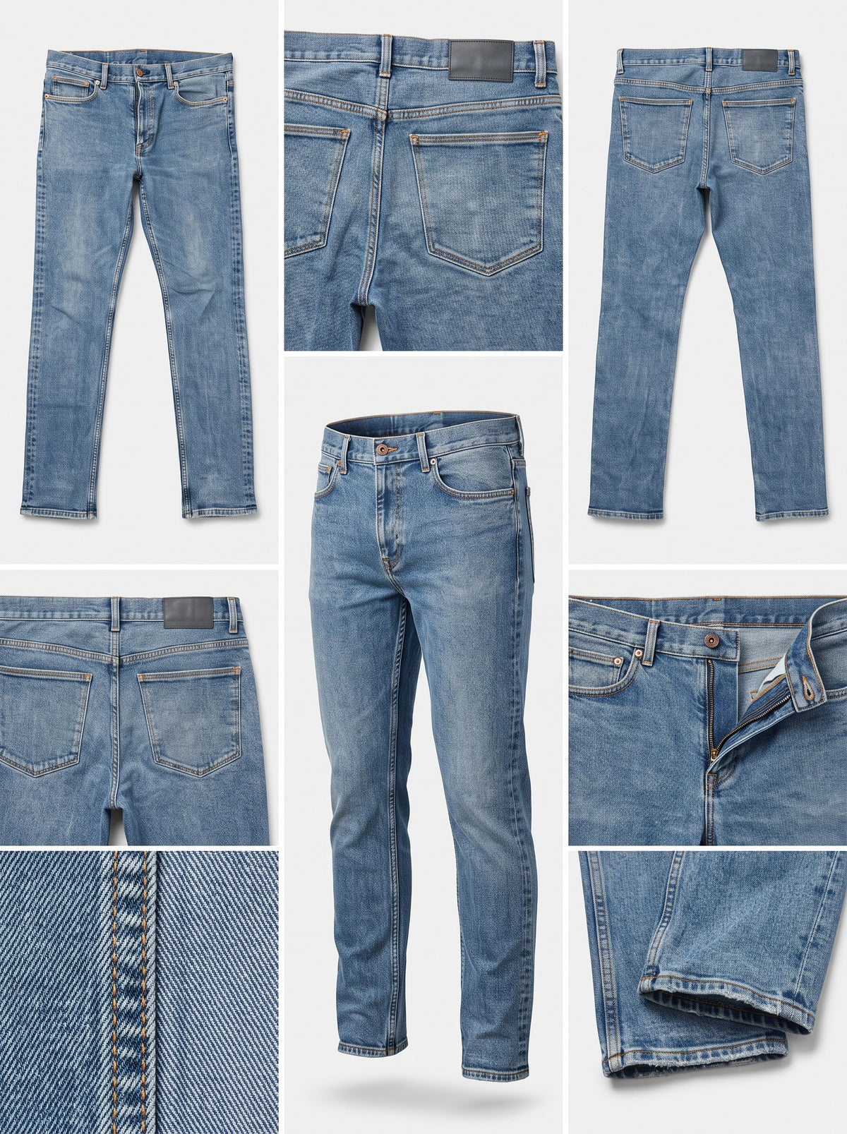 &denim - Slim - Stretch - Zipper - 32x32