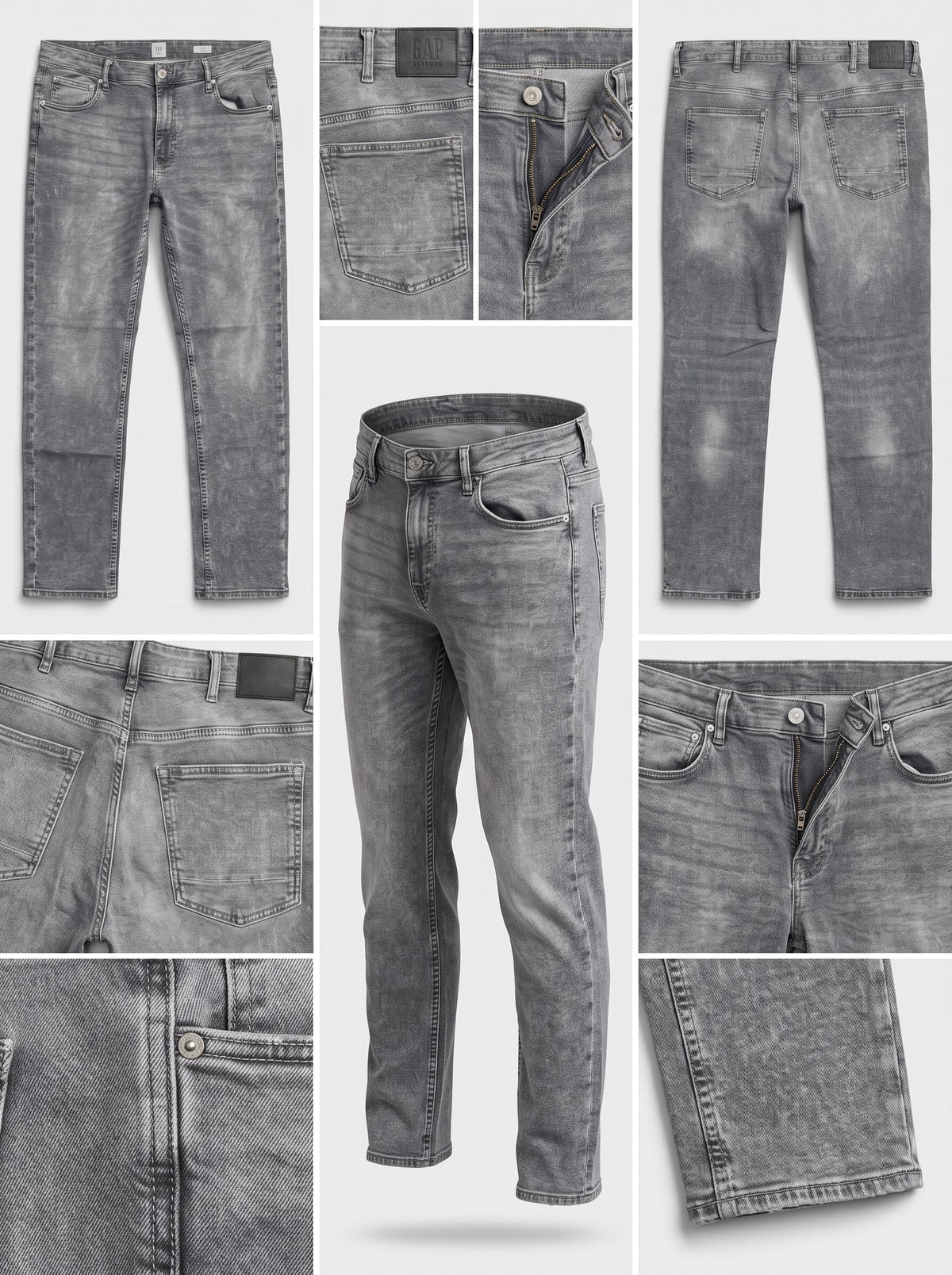 C&A - SLIM - STRETCH - ZIPPER - 40X32