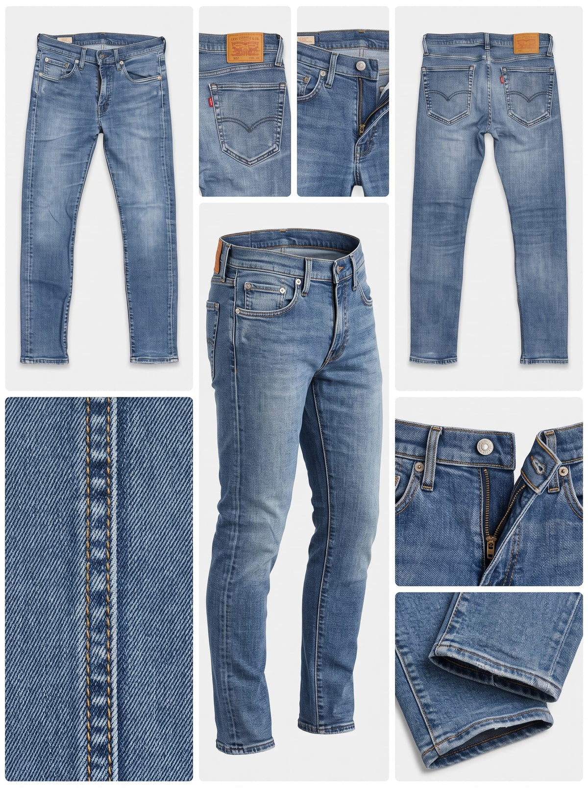 levi's 519 - skinny - stretch - zipper - 30X30