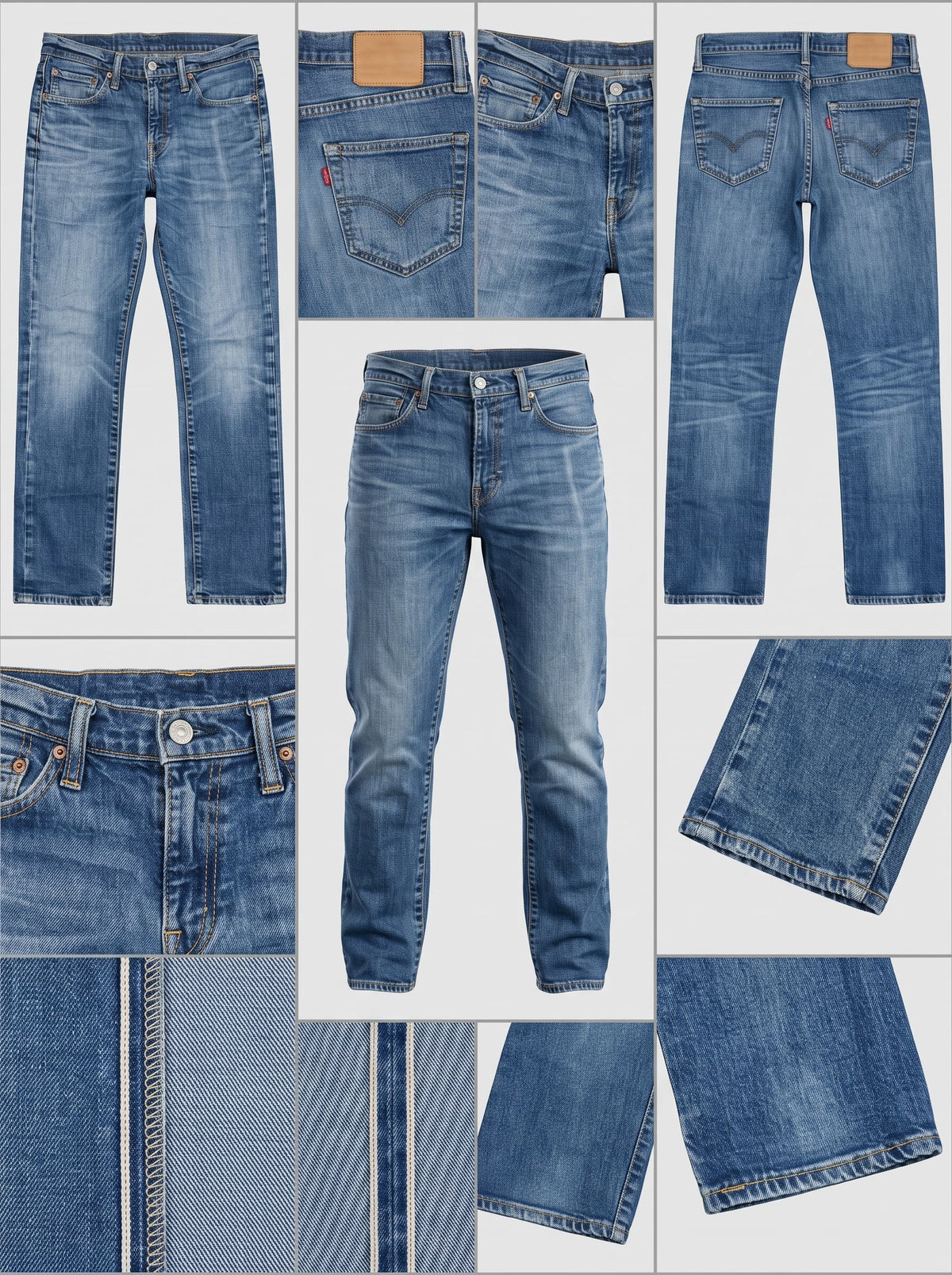 levi's 511 - slim - stretch - zipper - 30X30