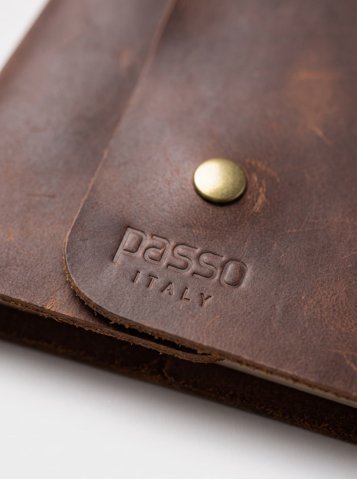 Crazy Horse Leather HAND STITCHED COPY BOOK