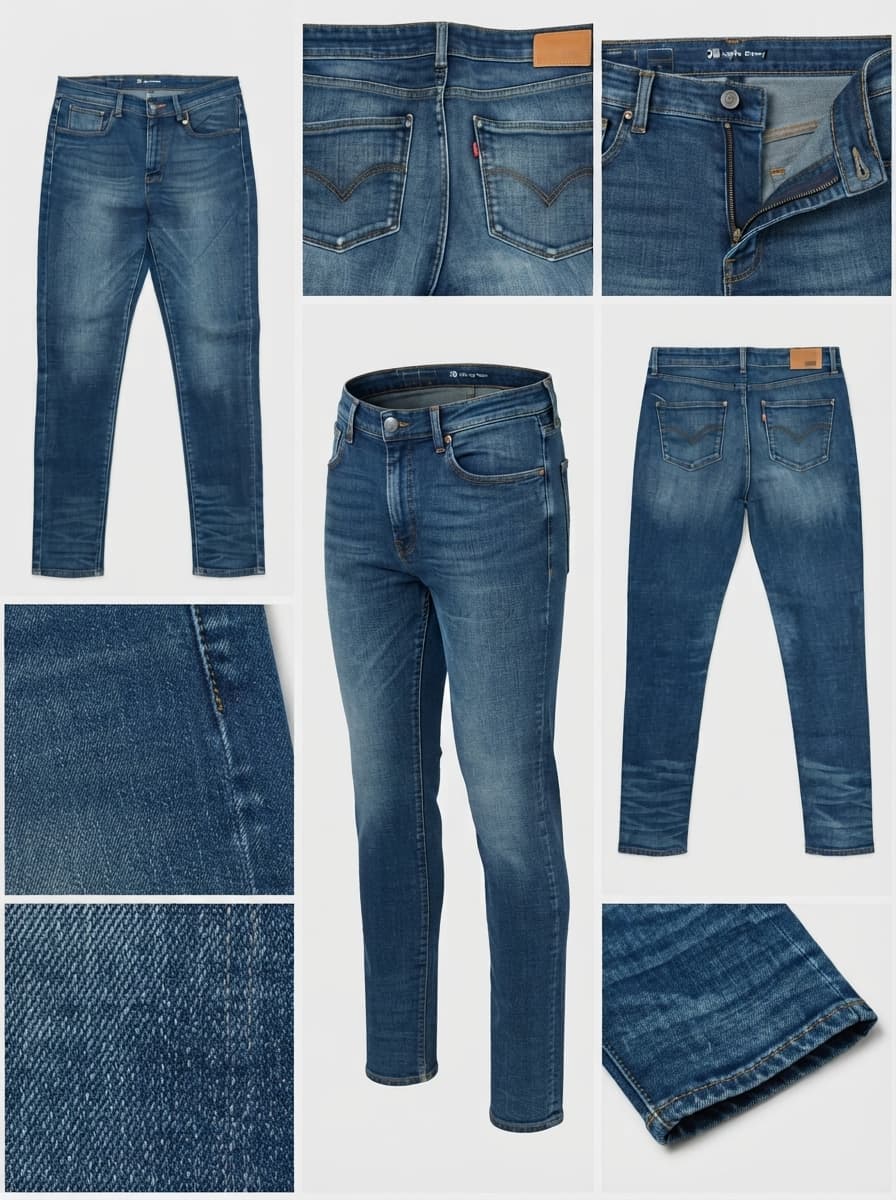 lEVIS - HIGH rise skinny - stretch - zipper - 28x32