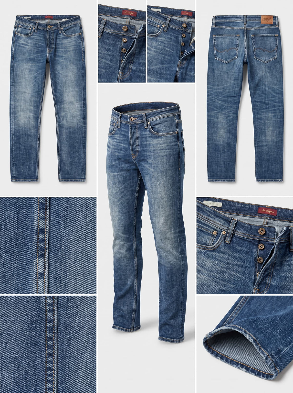 jack&jones- regular - stretch - buttons - 34x30