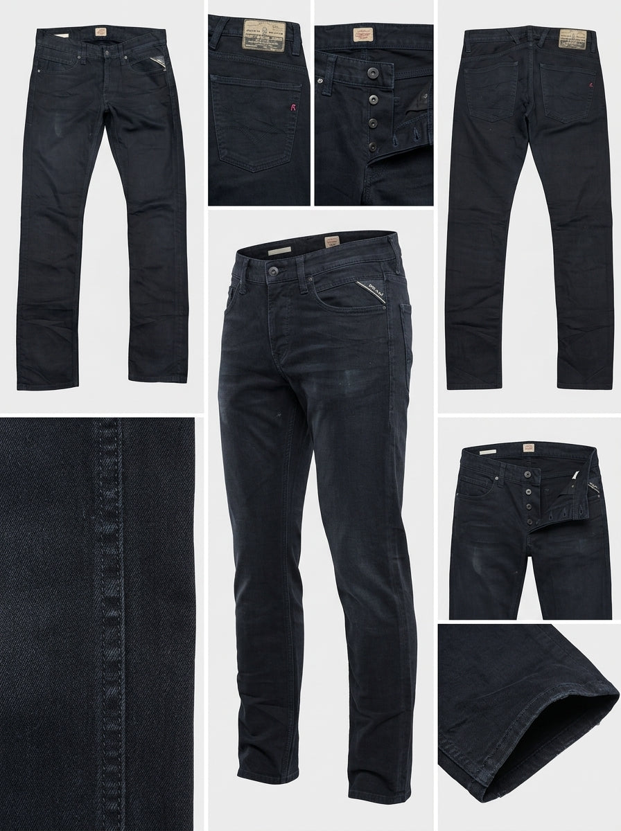 replay JETO - slim - 100%COTTON - zipper - 31X34