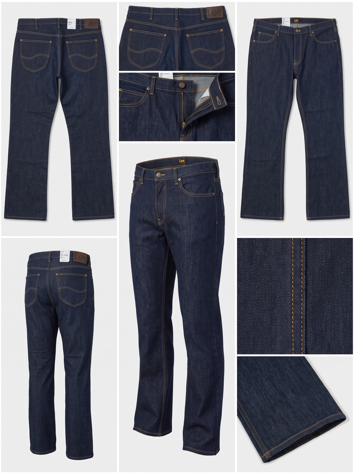 LEE - BOOTCUT - STRETCH - BUTTONS - 42X32