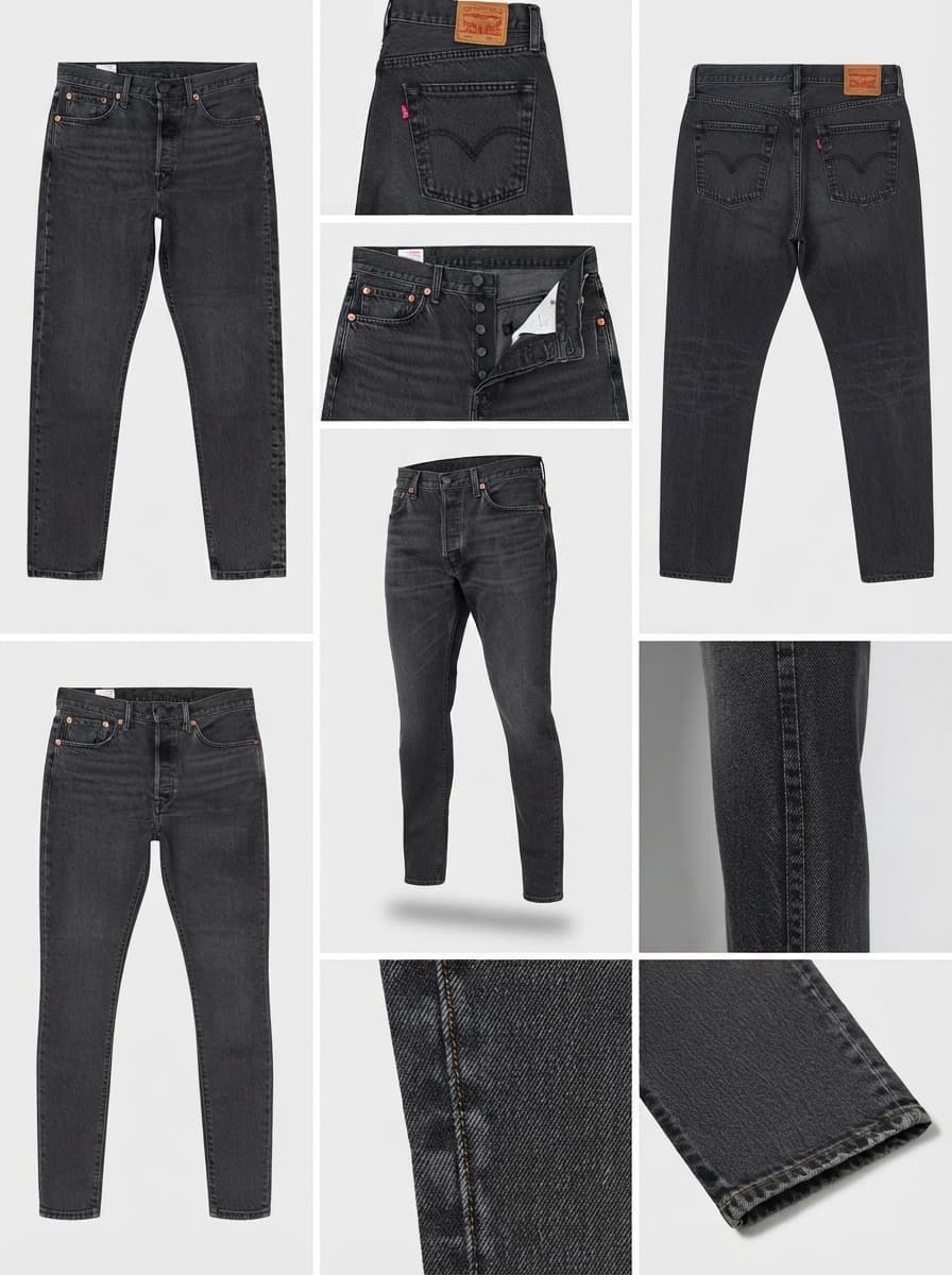Levis 501 - skinny - stretch - buttons - 30x28