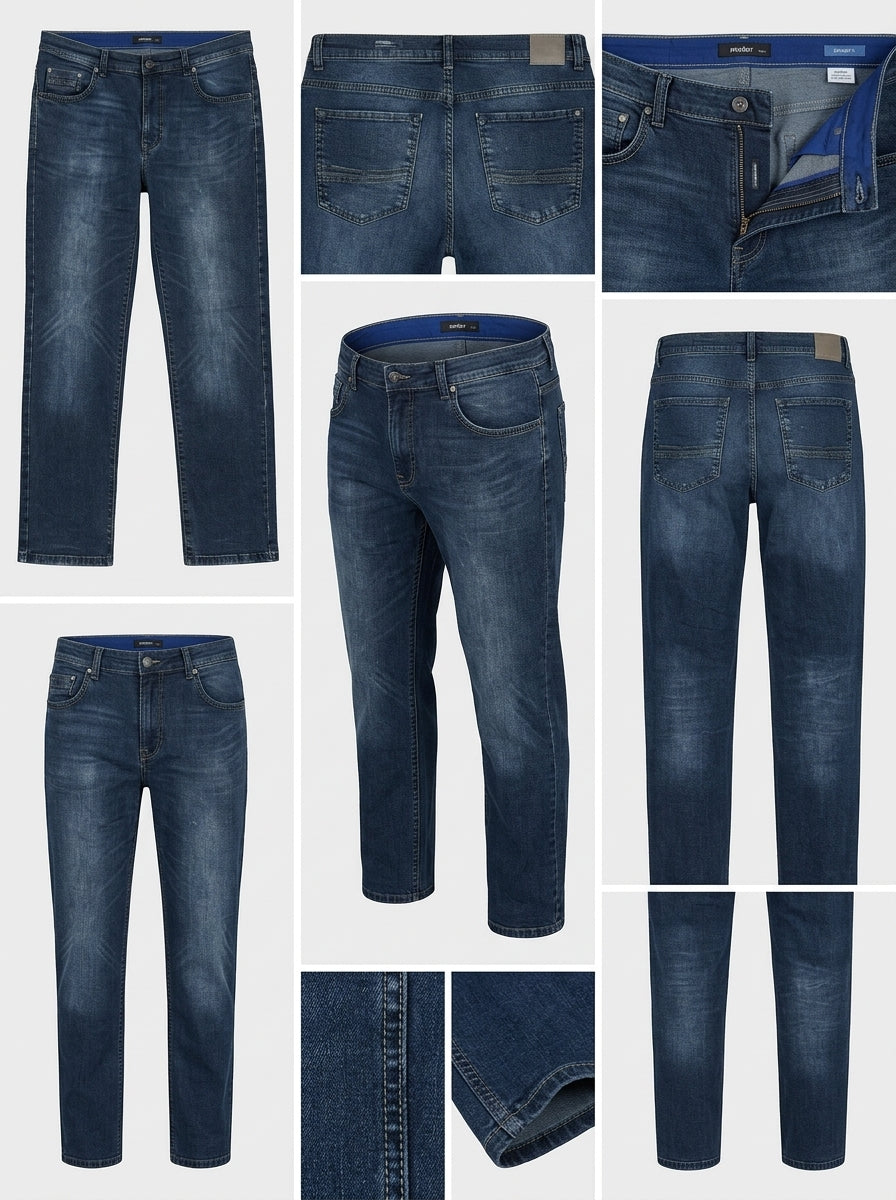 PIONEER - slim - STRETCH - ZIPPER - 38X32