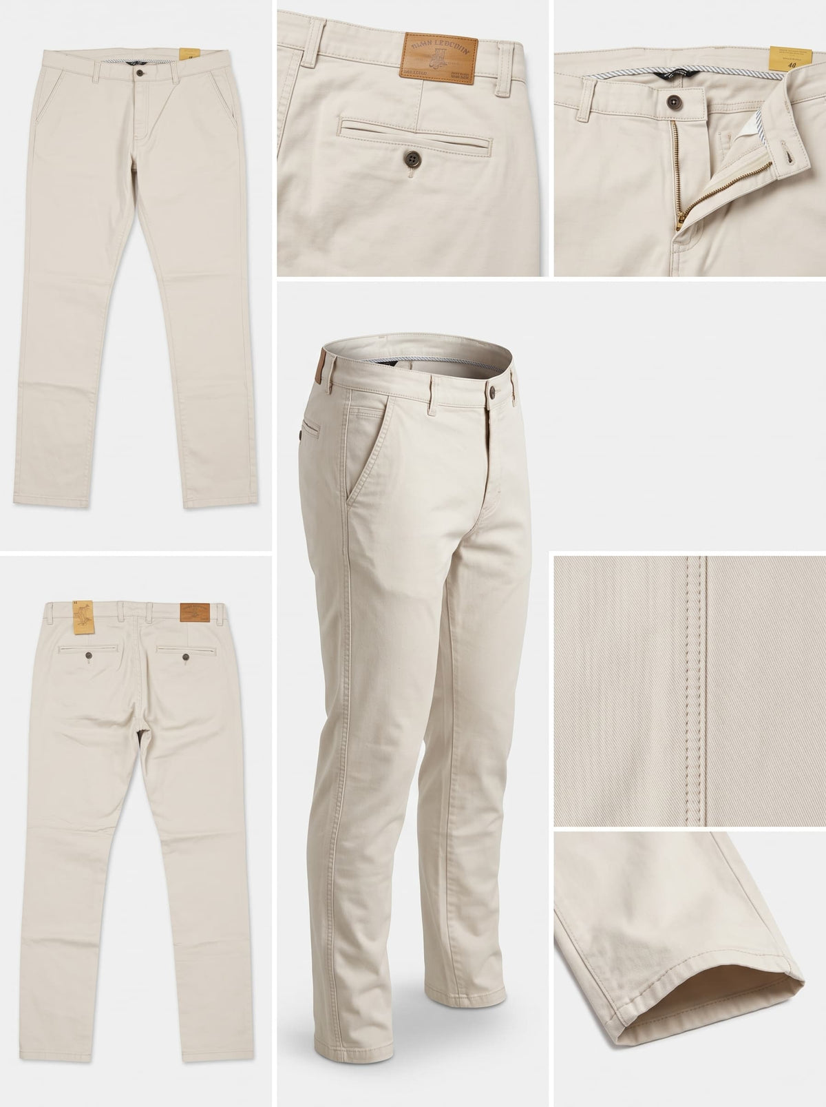 basic - SLIM - STRETCH - ZIPPER - 38X32