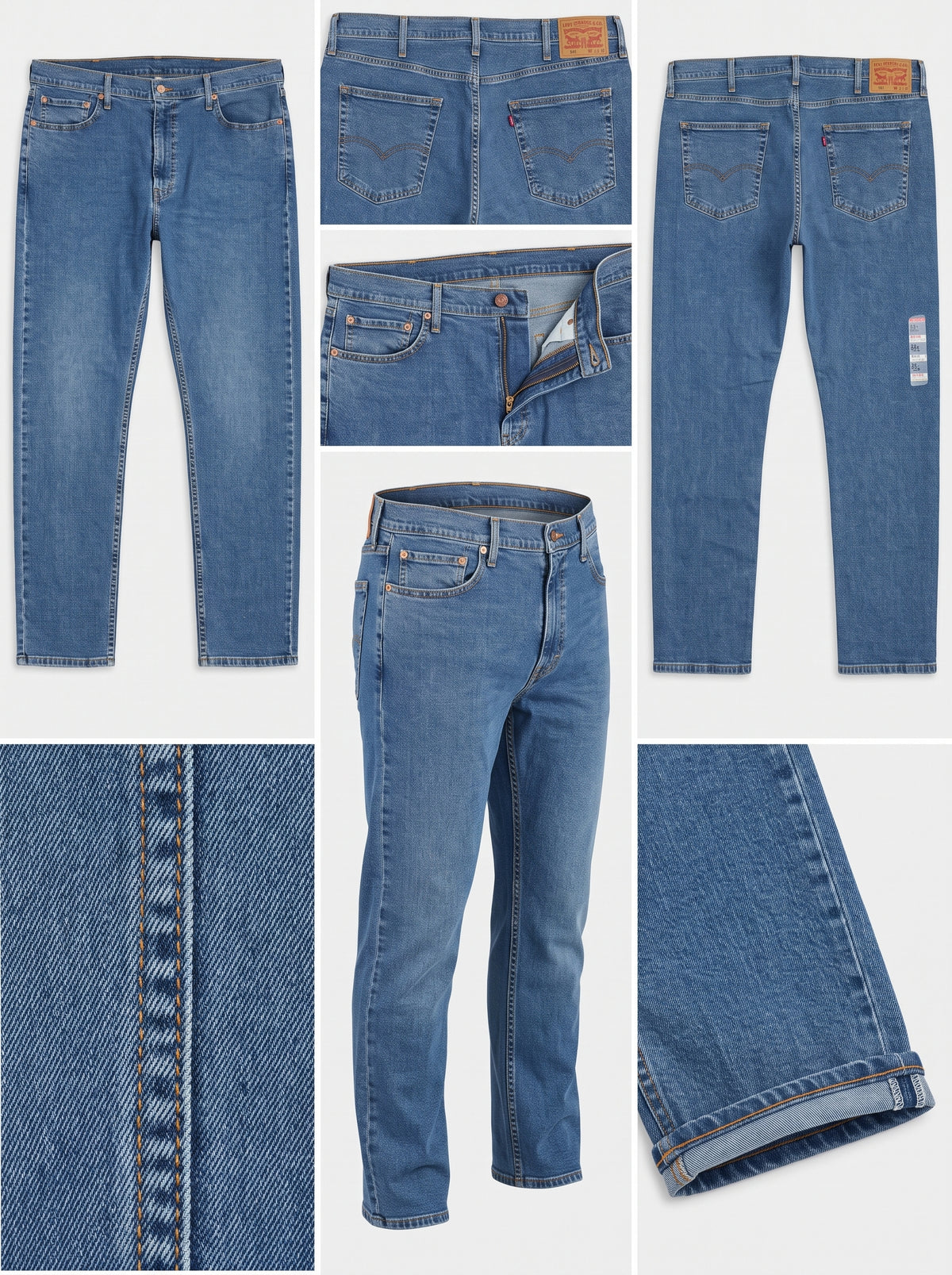 levi's - tapered - stretch - zipper - 40x32